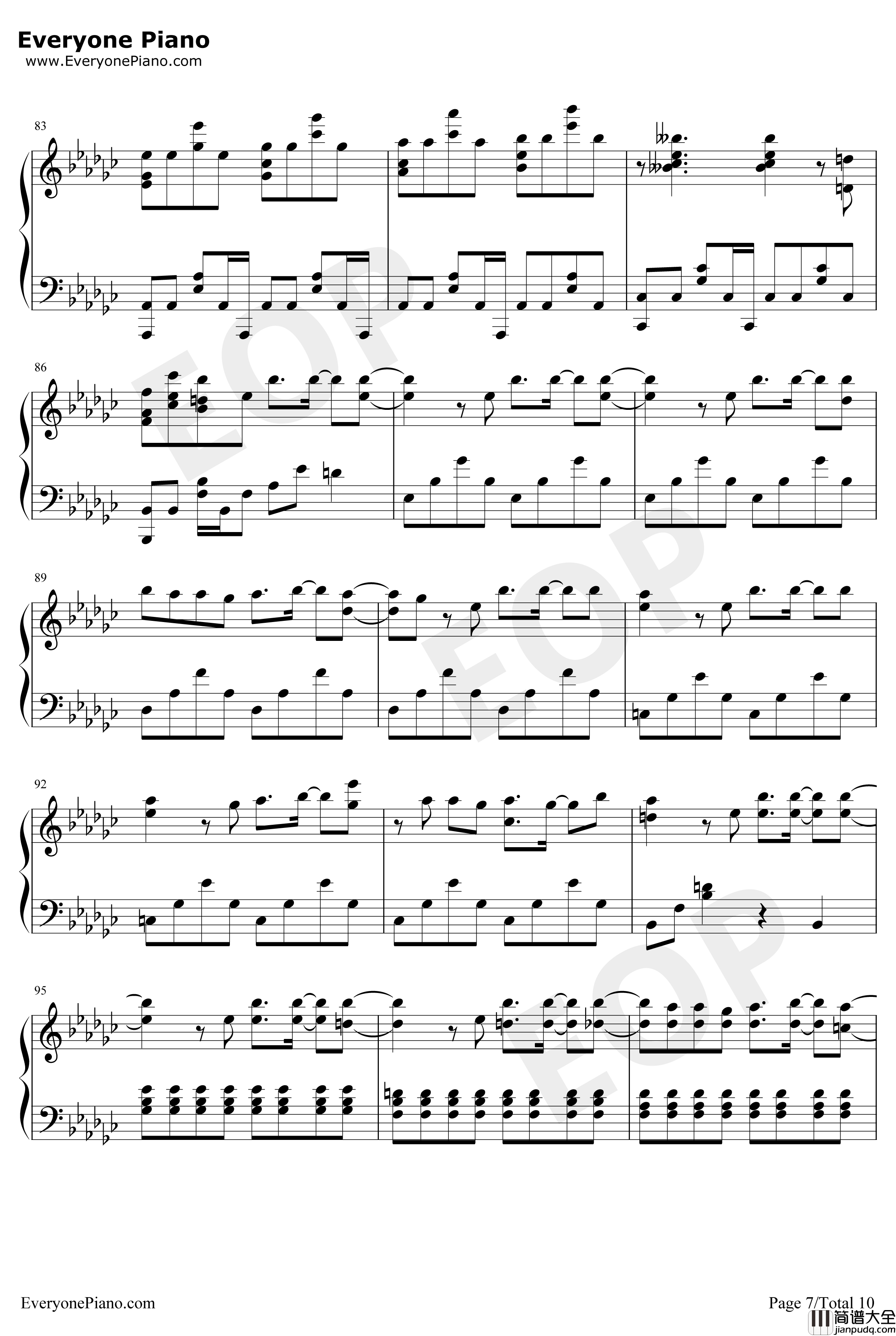 99.9_路人超能100第二季OP钢琴谱_MOBCHOIRsajounohana