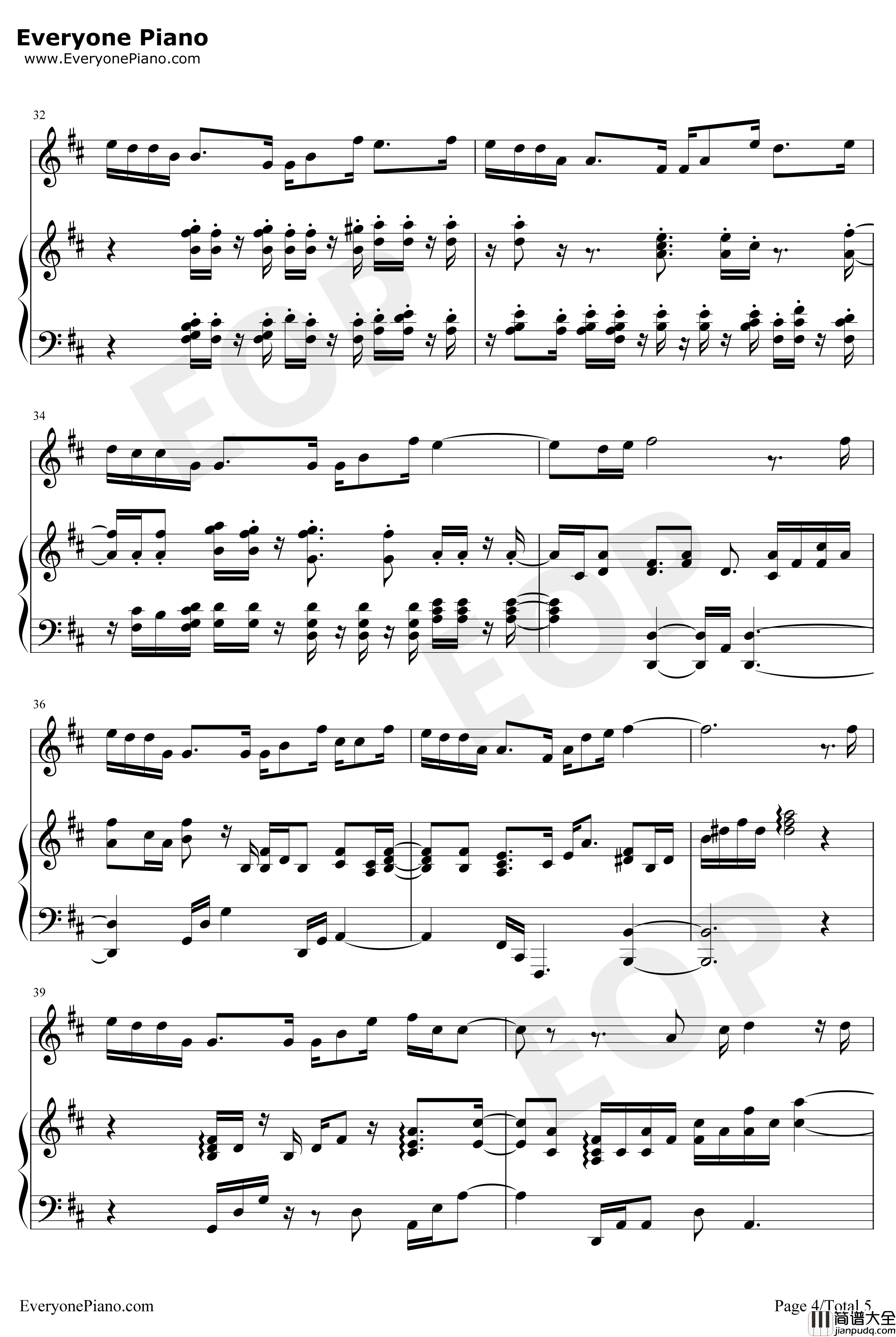 宝贝儿钢琴谱_吴青峰_弹唱谱_宝贝儿主题曲