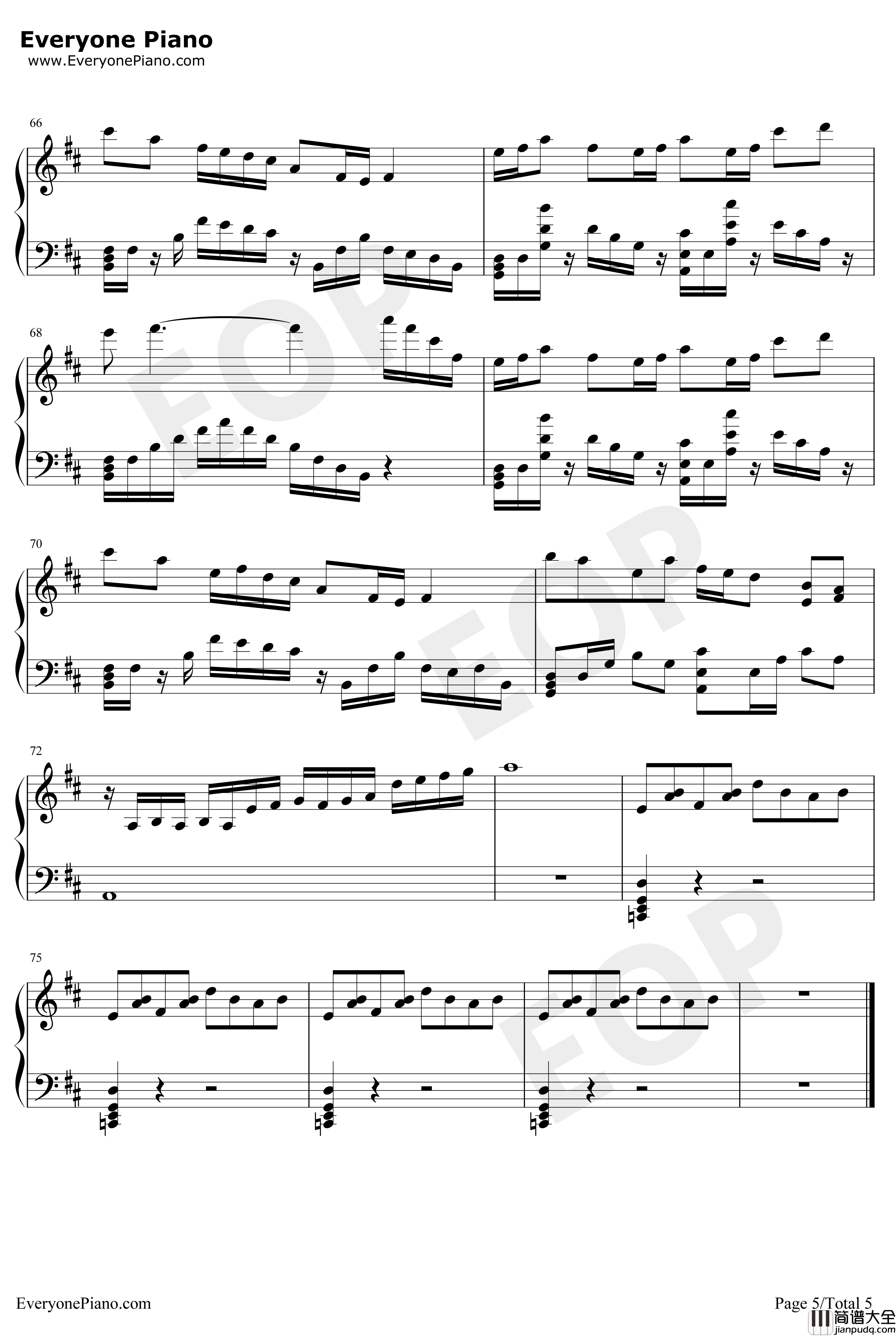 告白之夜钢琴谱_Ayasa_改编版