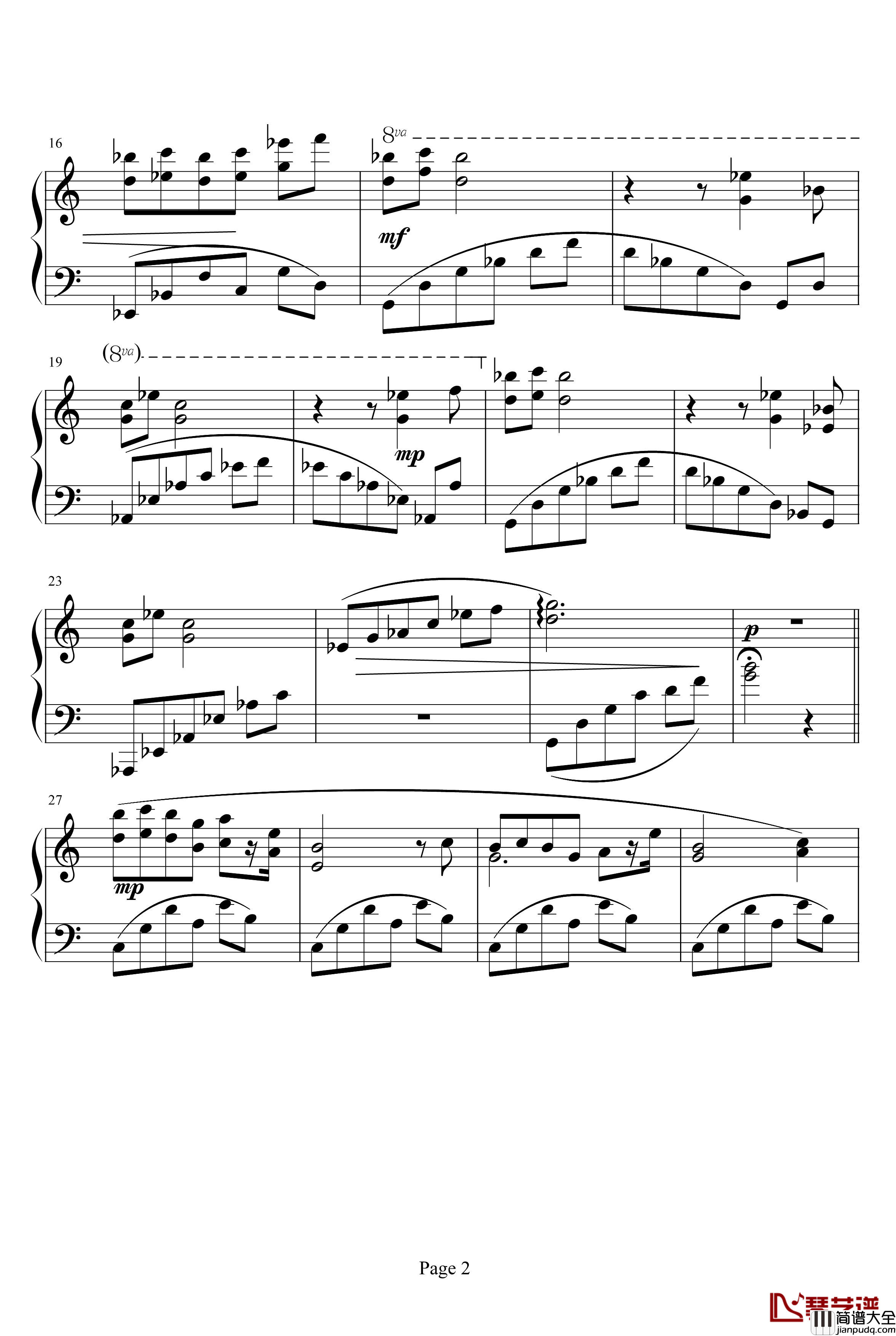 一月雪晨钢琴谱_须釜俊一