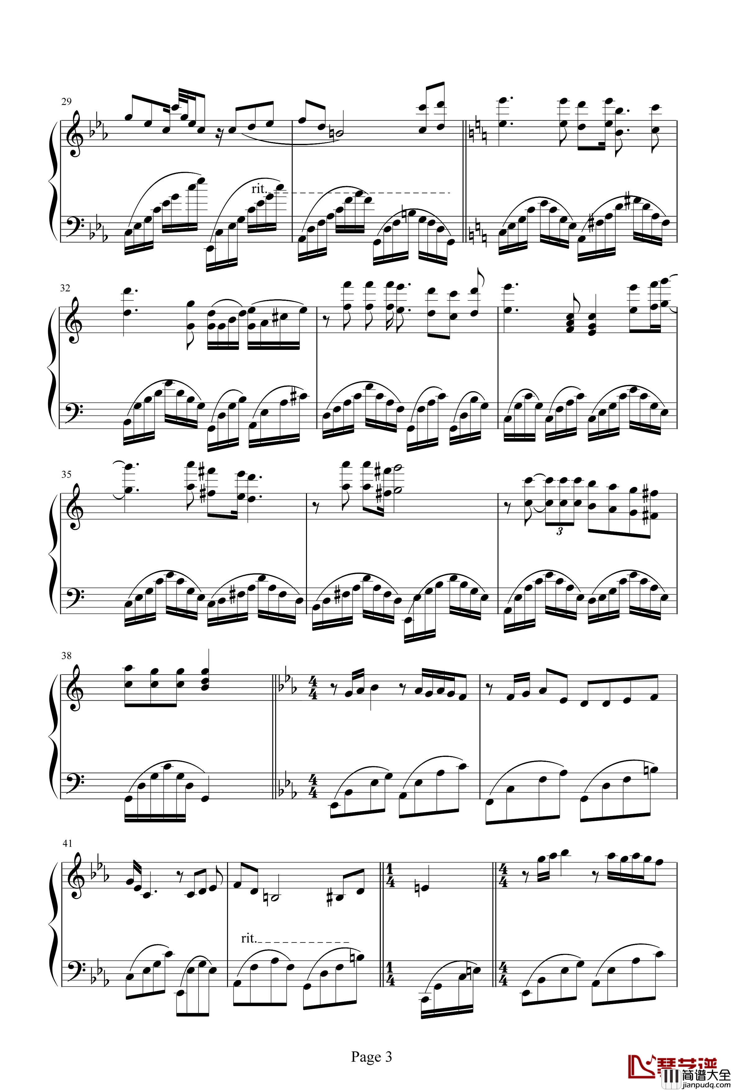 芳菲何处钢琴谱_Do_You_Know_克莱德曼