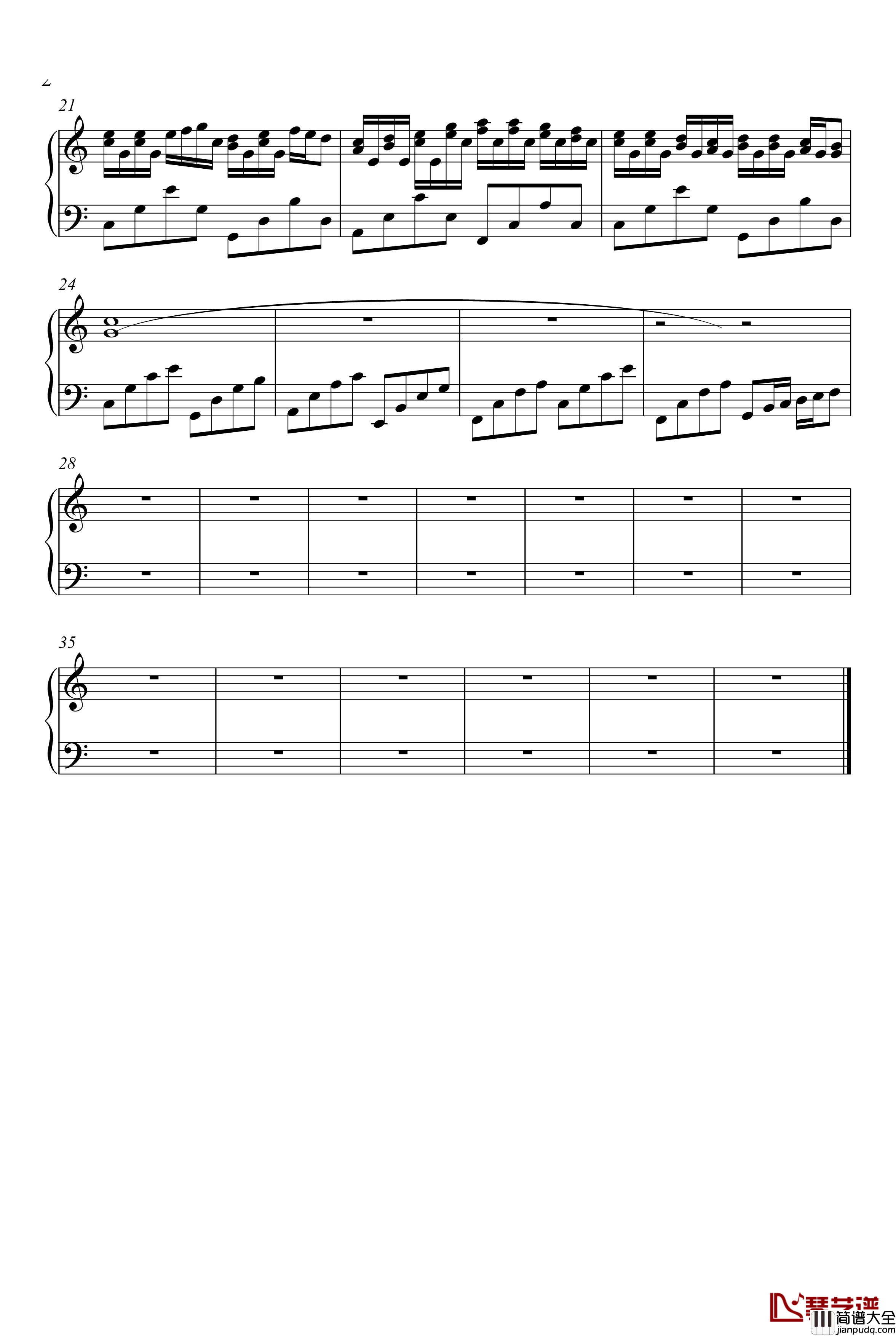 december25_to_s钢琴谱_xs0713