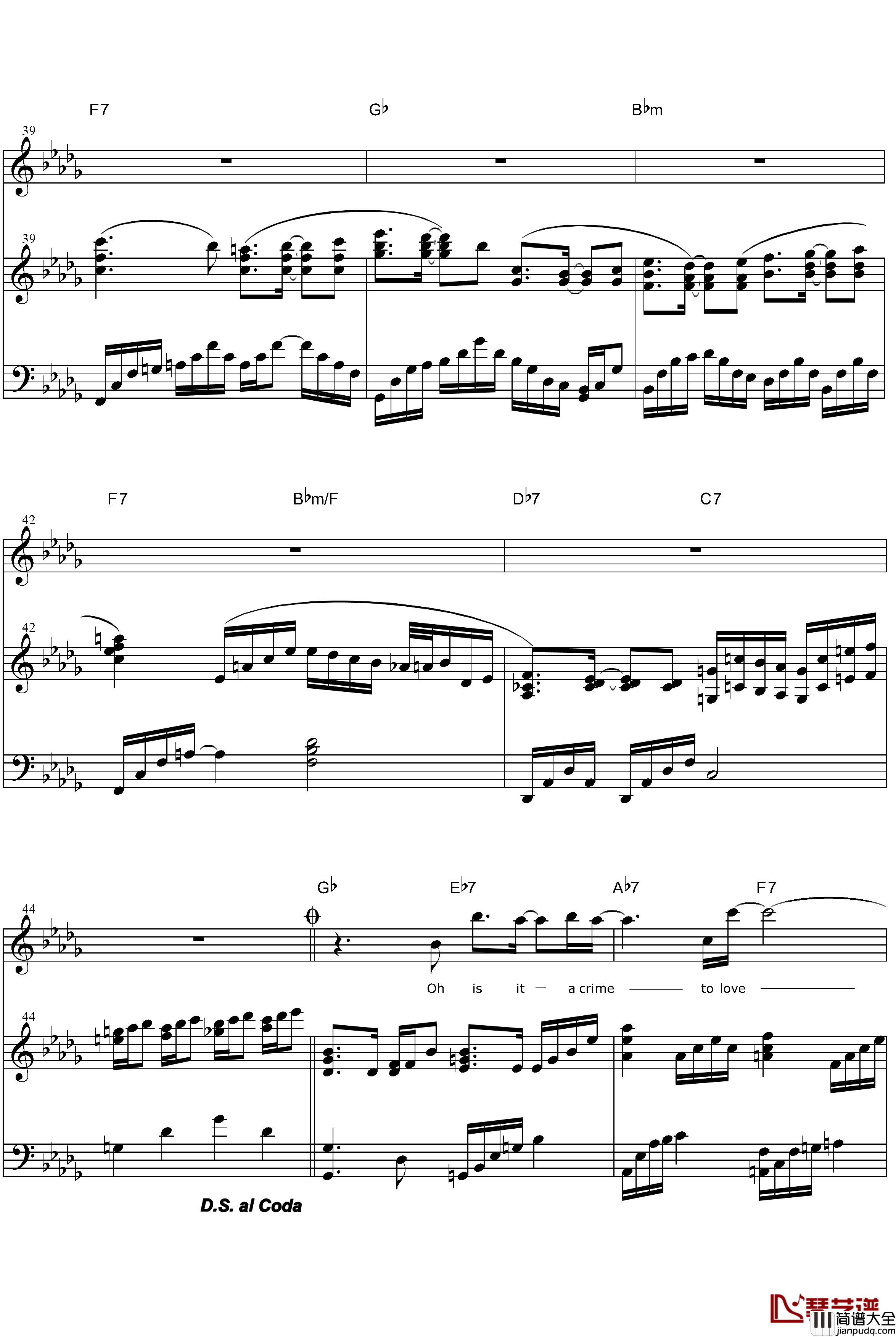 Crucify_My_Love钢琴谱_X_JAPAN