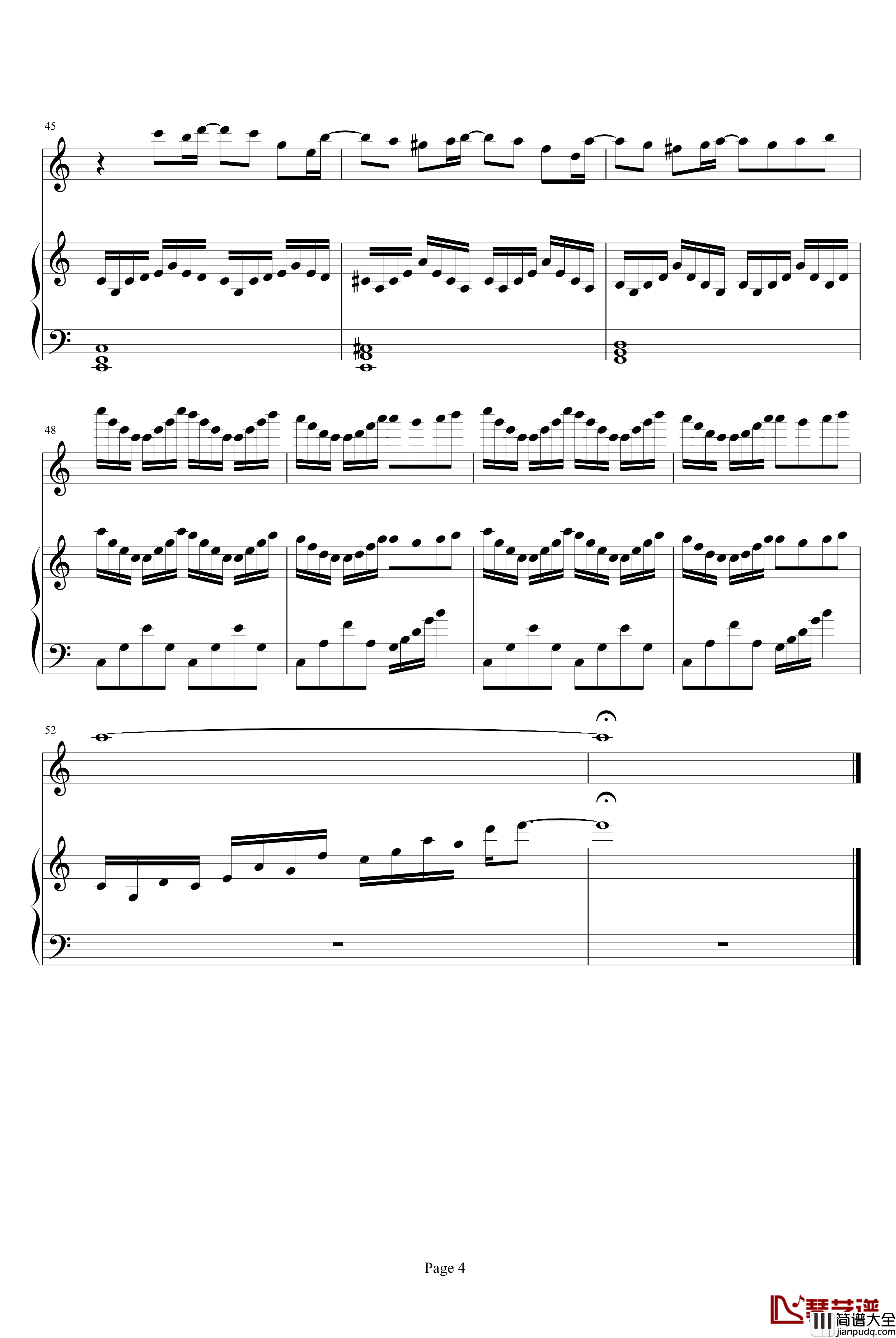 诗意奏鸣曲钢琴谱_克莱德曼