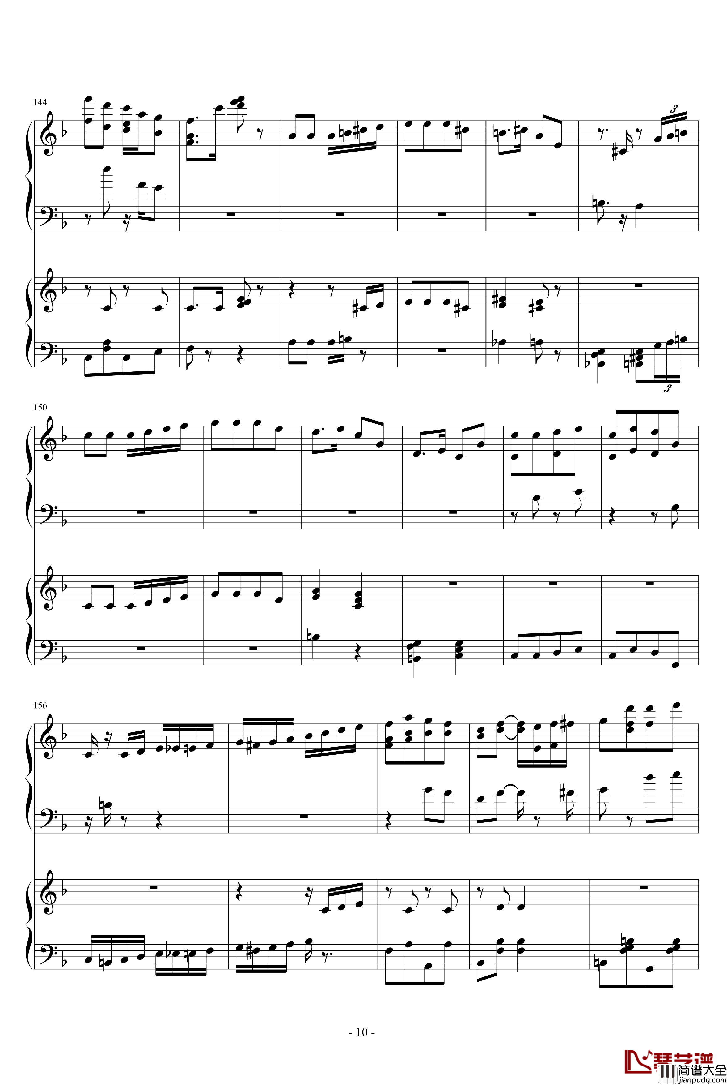 扬基嘟德尔钢琴谱_爵士_dengguobiao