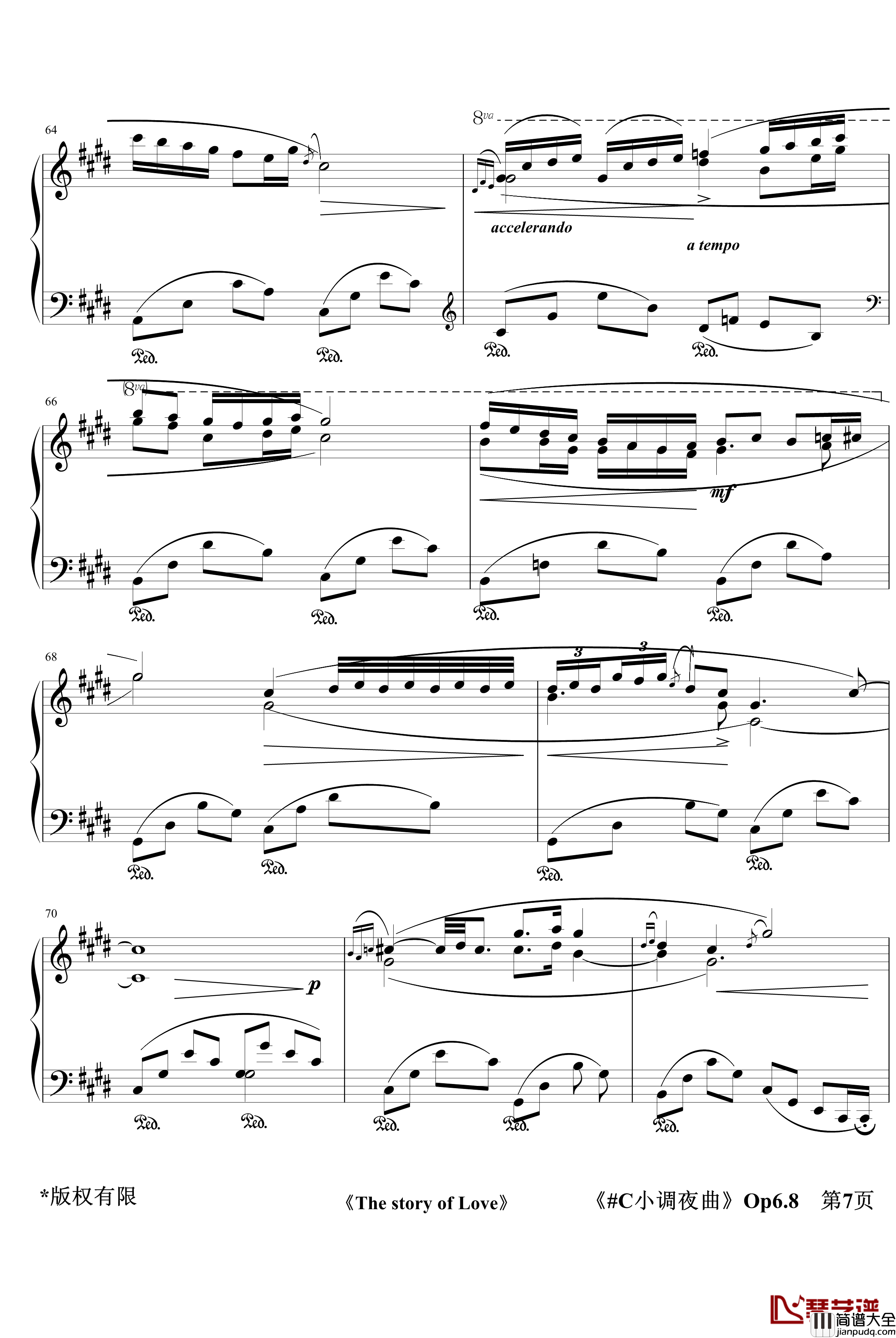 C小调夜曲Op6.8钢琴谱_jerry5743