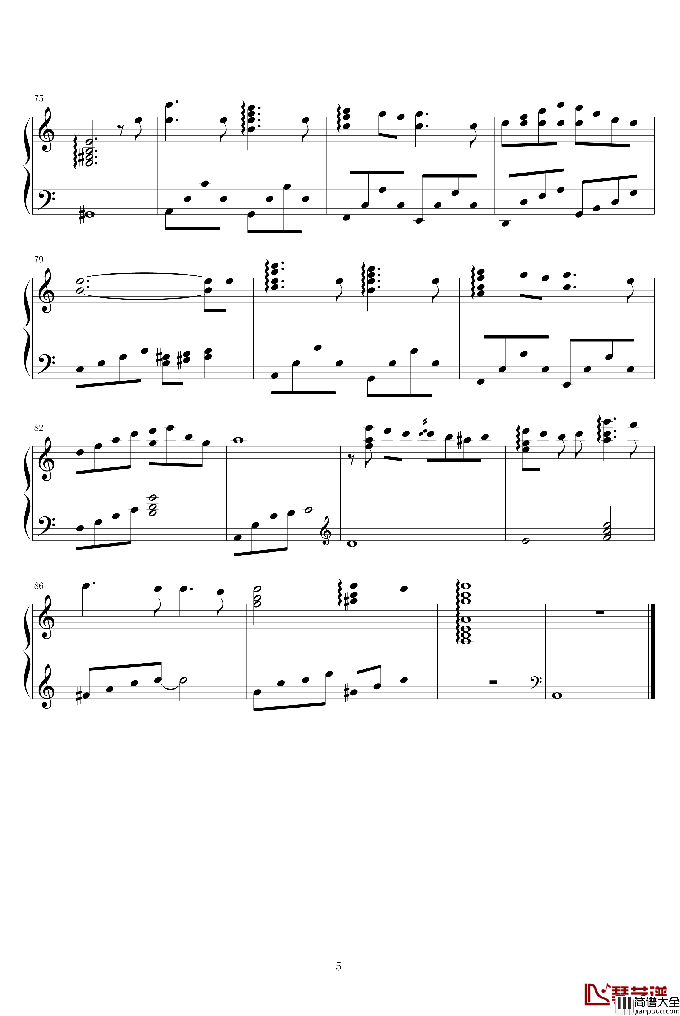 The_changing_seasons钢琴谱_久石让