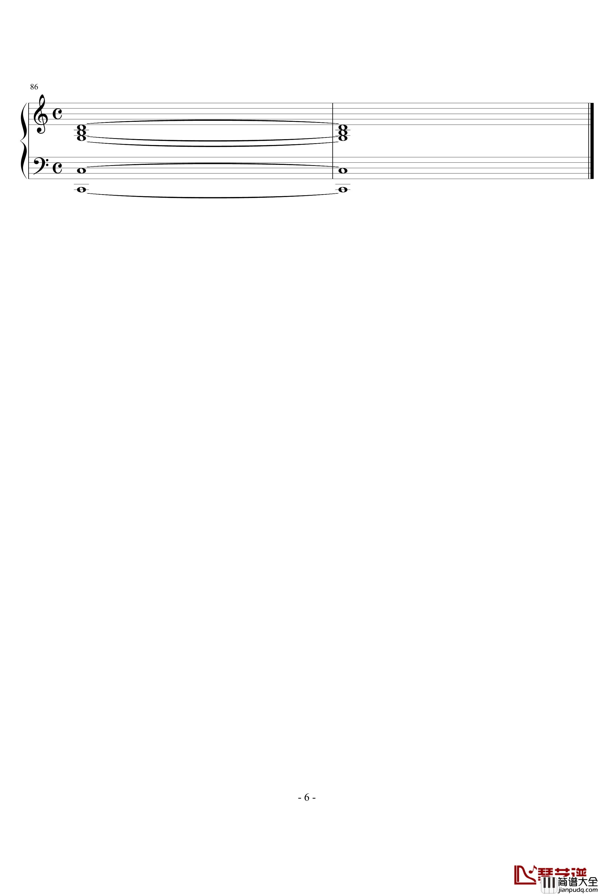 Kissしたまま、さよなら钢琴谱_东方神起