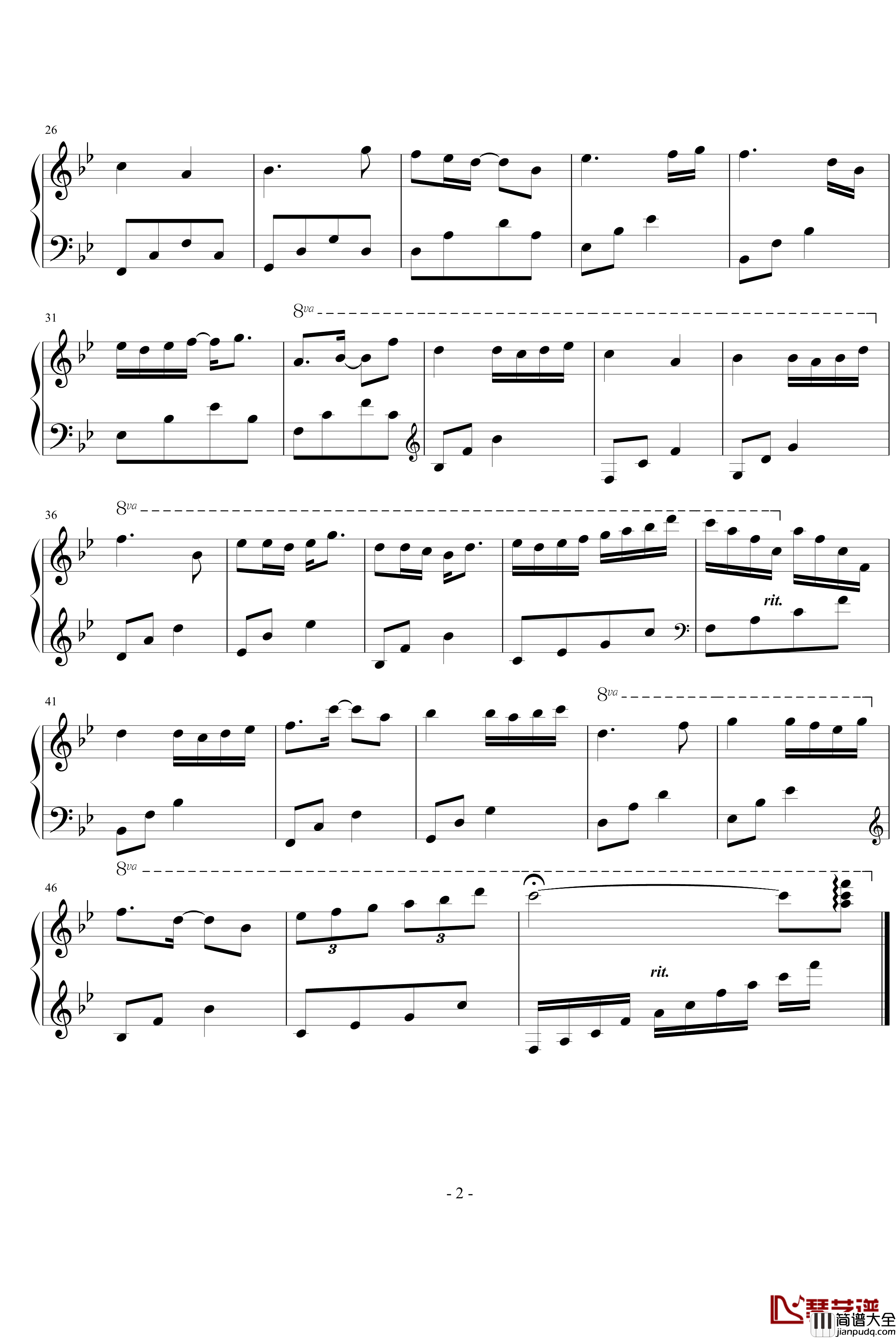 fall_in_love钢琴谱_Daydream