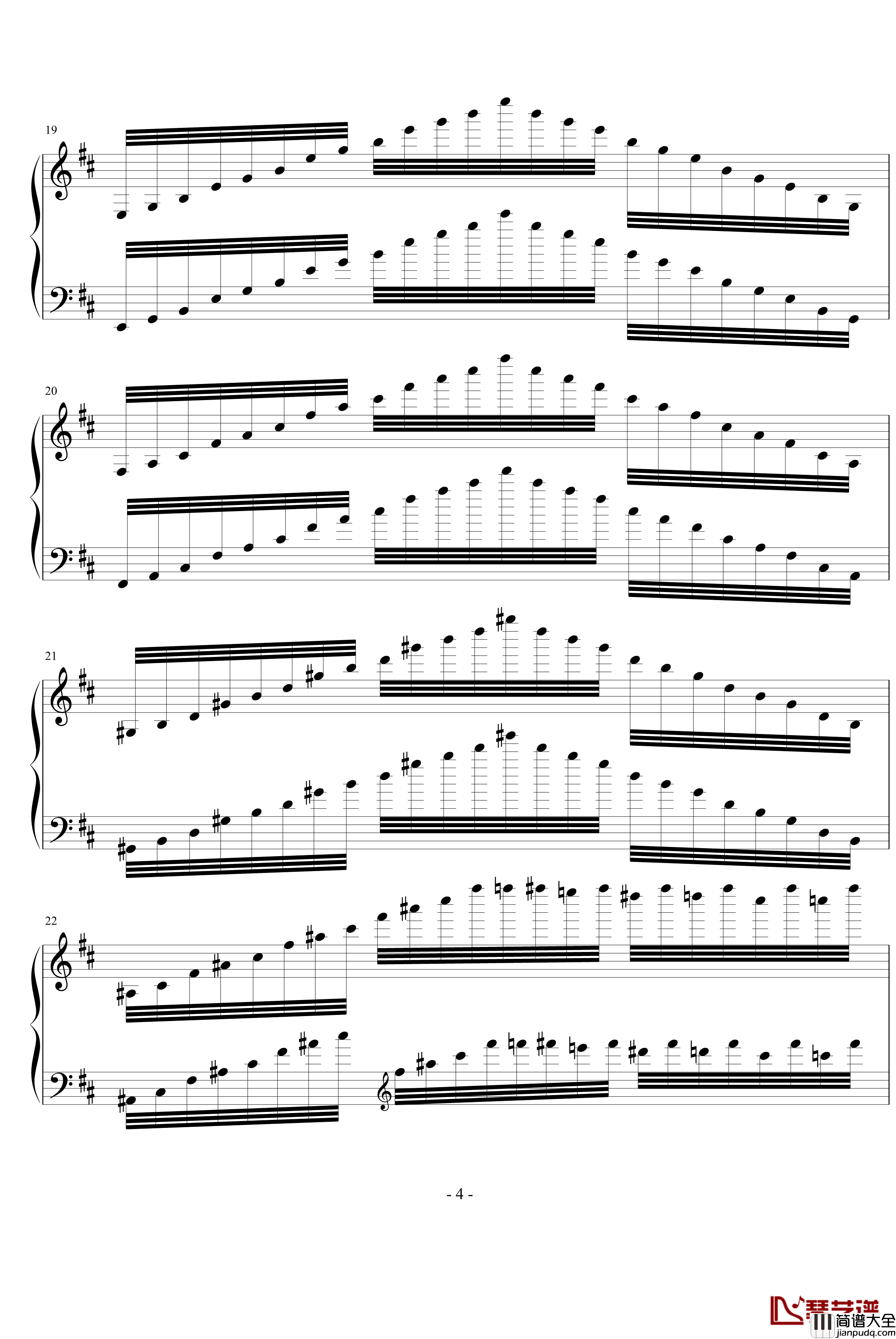 卡门幻想曲钢琴谱_世界名曲