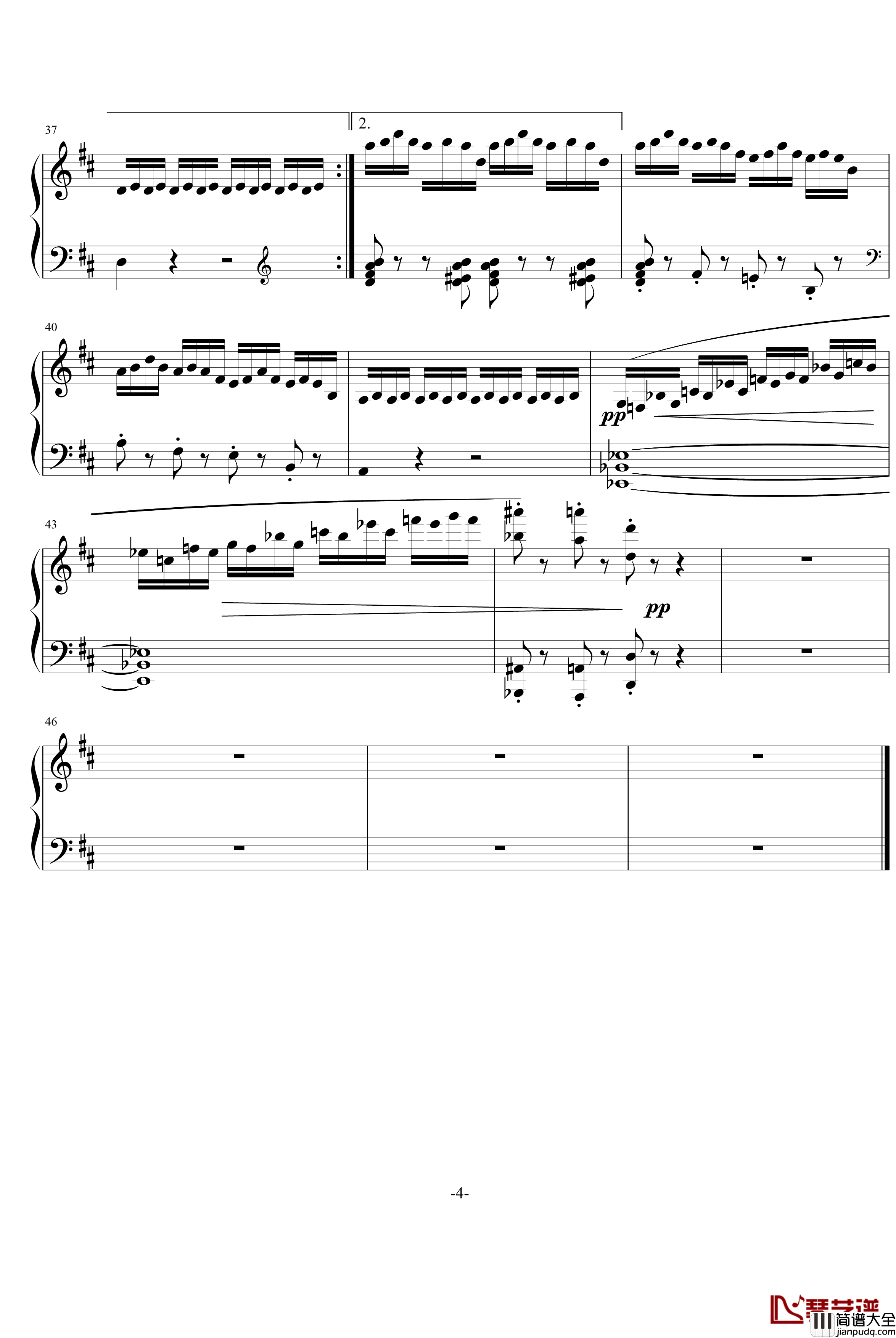 _鱼美人_之珊瑚舞钢琴谱_杜鸣心_舞剧