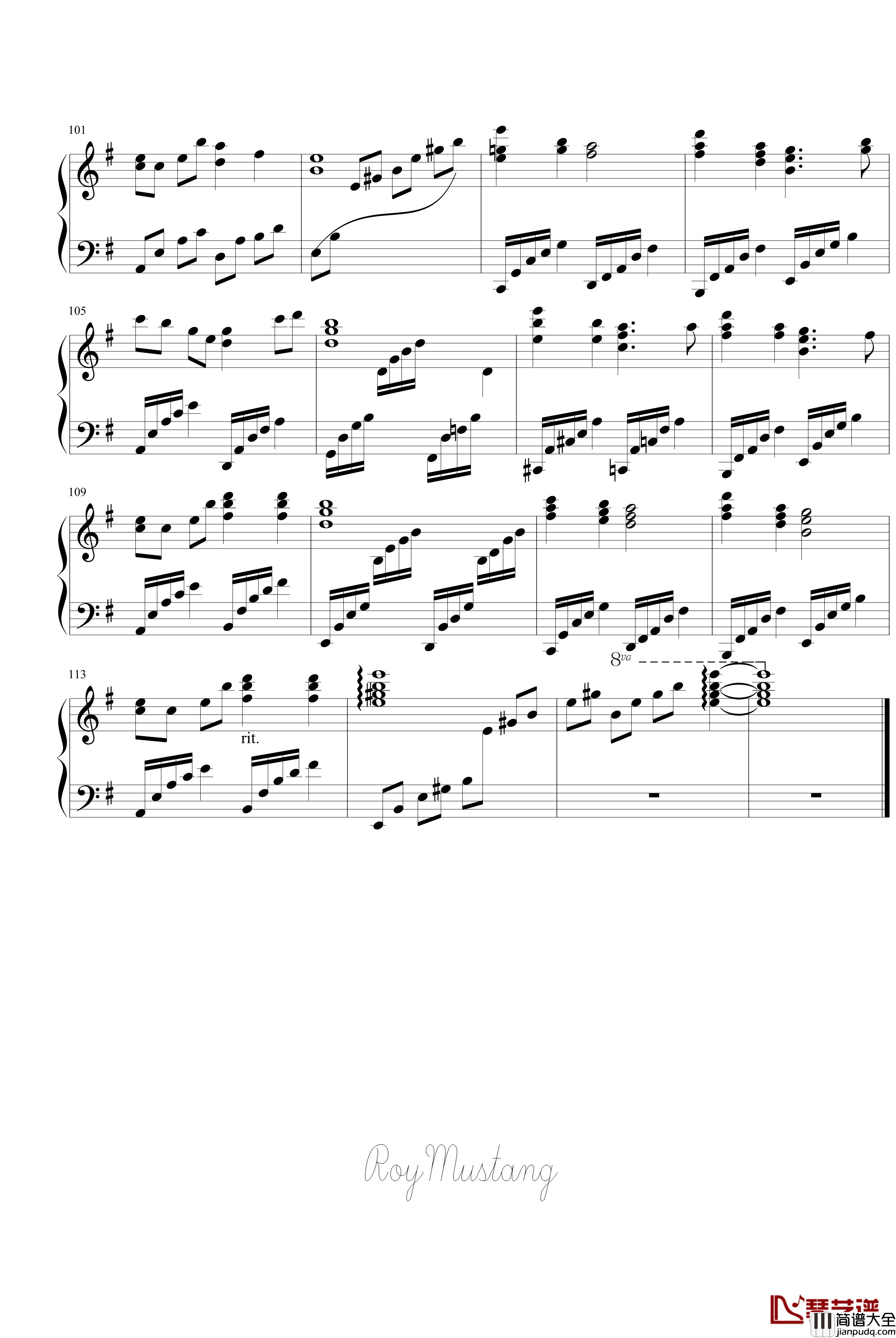 僕は、鳥になる钢琴谱_动漫影视