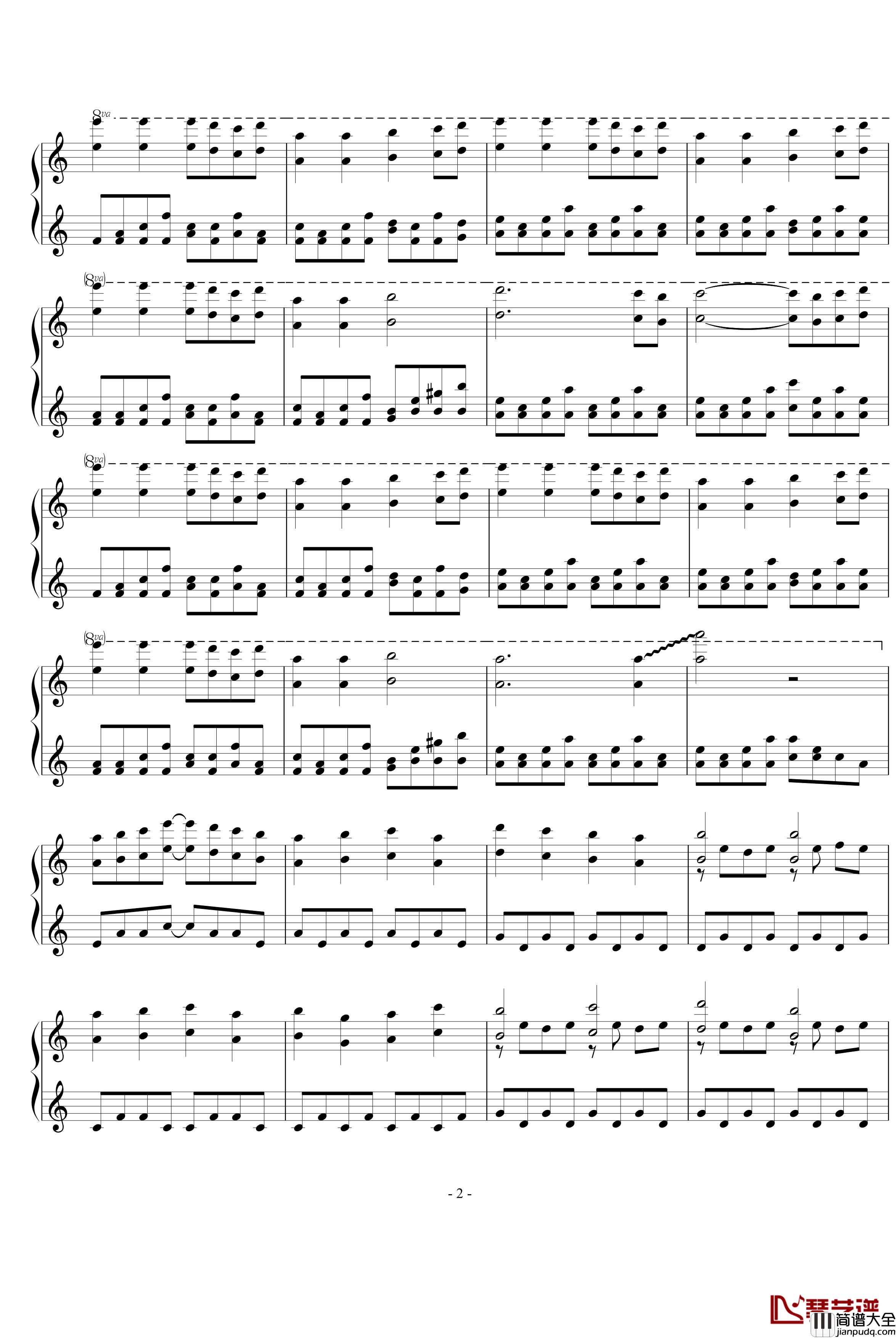 Valestein钢琴谱_伊苏F