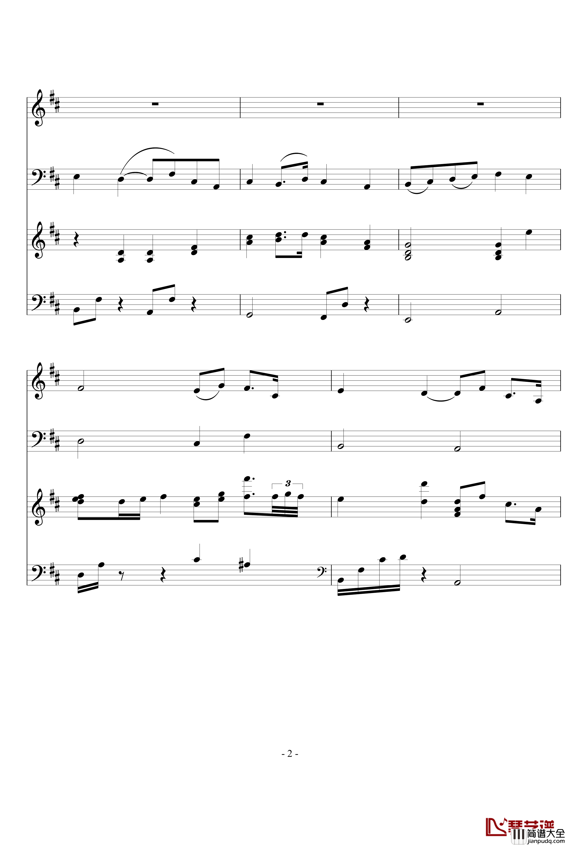 换季钢琴谱_提琴＋钢琴_金莎