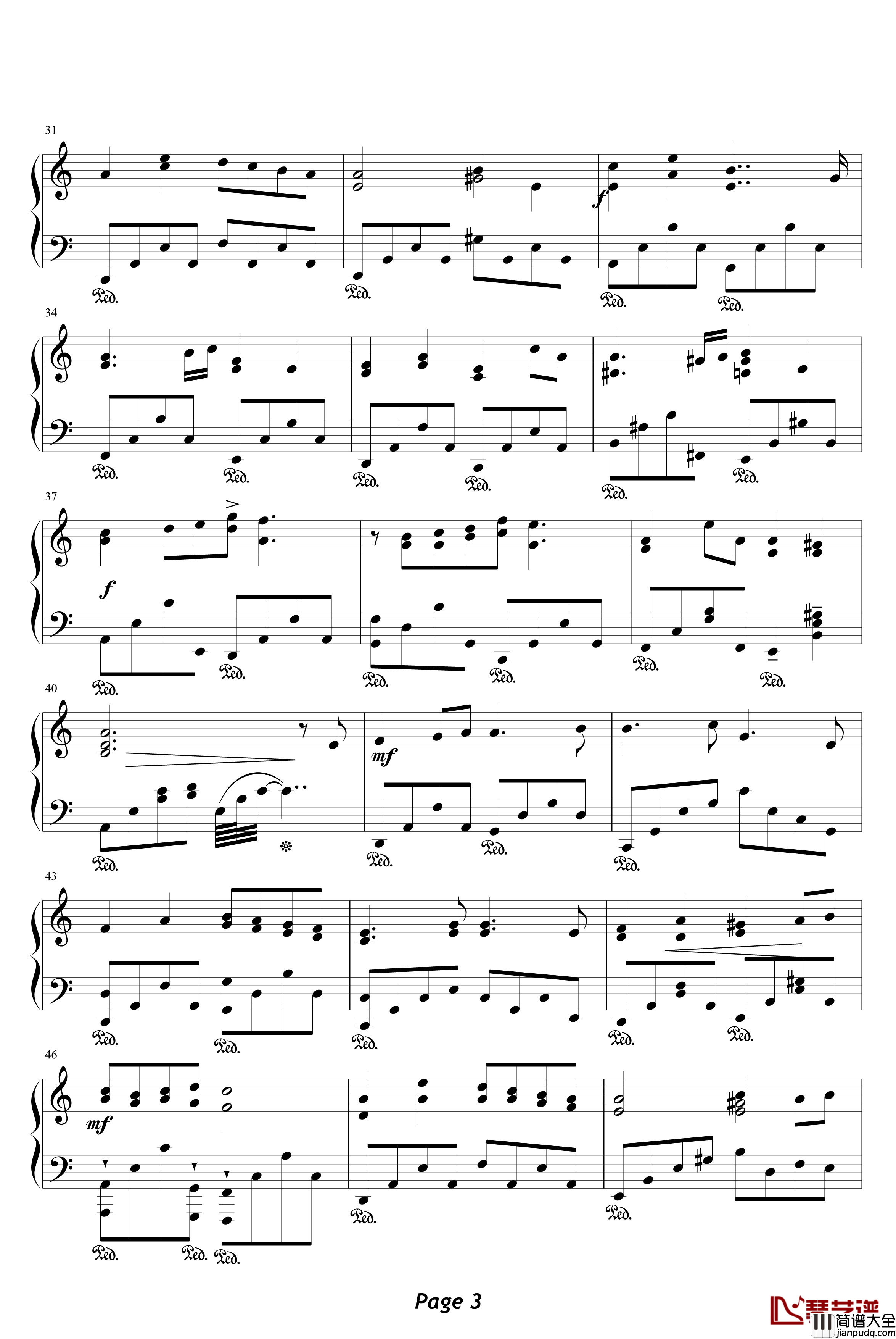 希望你幸福钢琴谱_豪杰春香_钢琴版