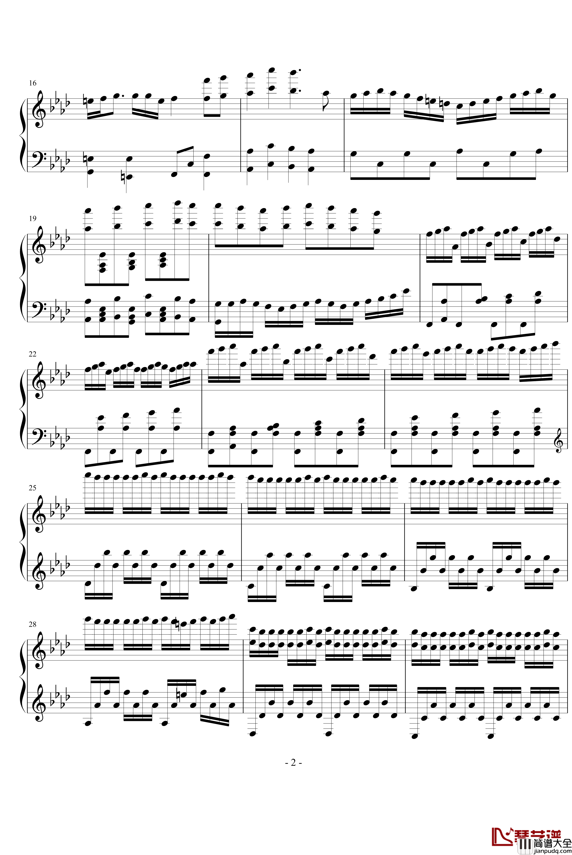 写给自己的歌钢琴谱_吥洅箛單