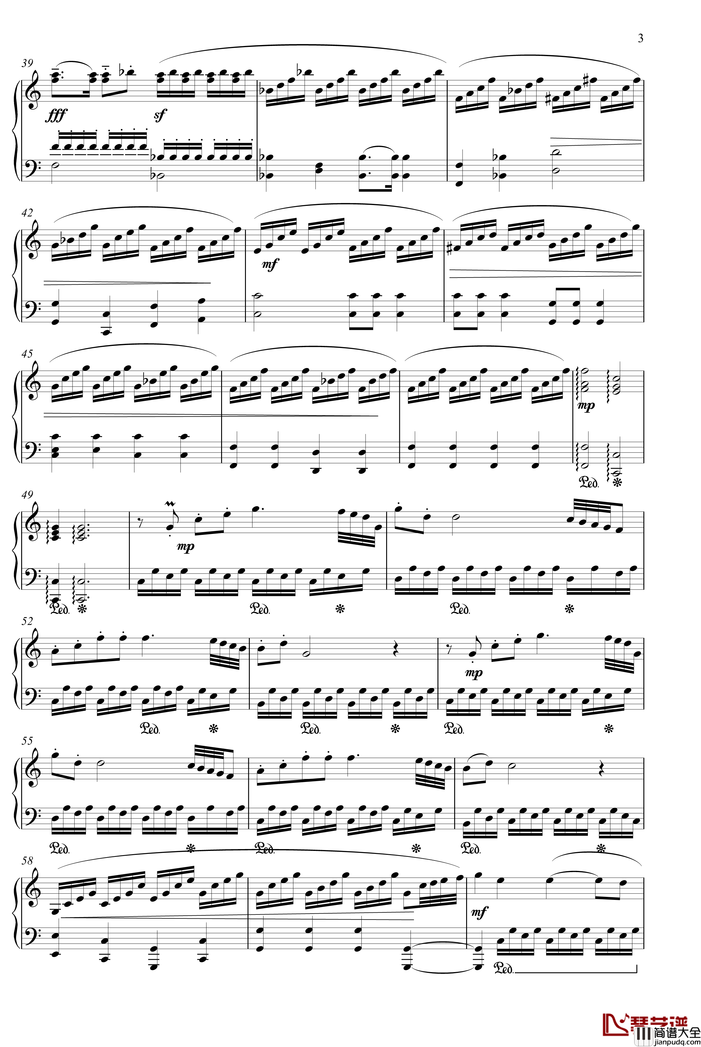 C大调奏鸣曲钢琴谱_第一乐章_尚朋