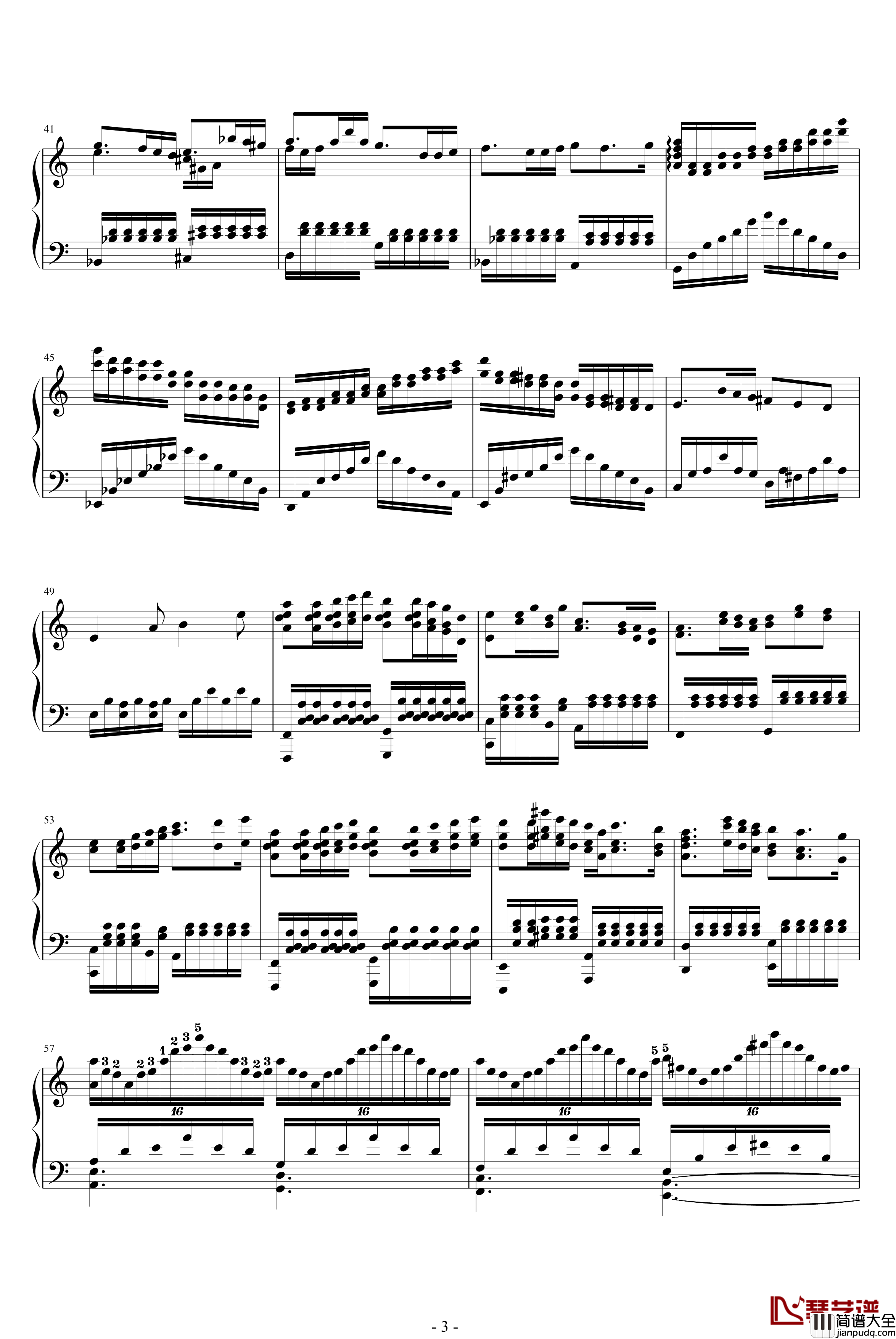 孤月华章钢琴谱_花如雨_乐侠