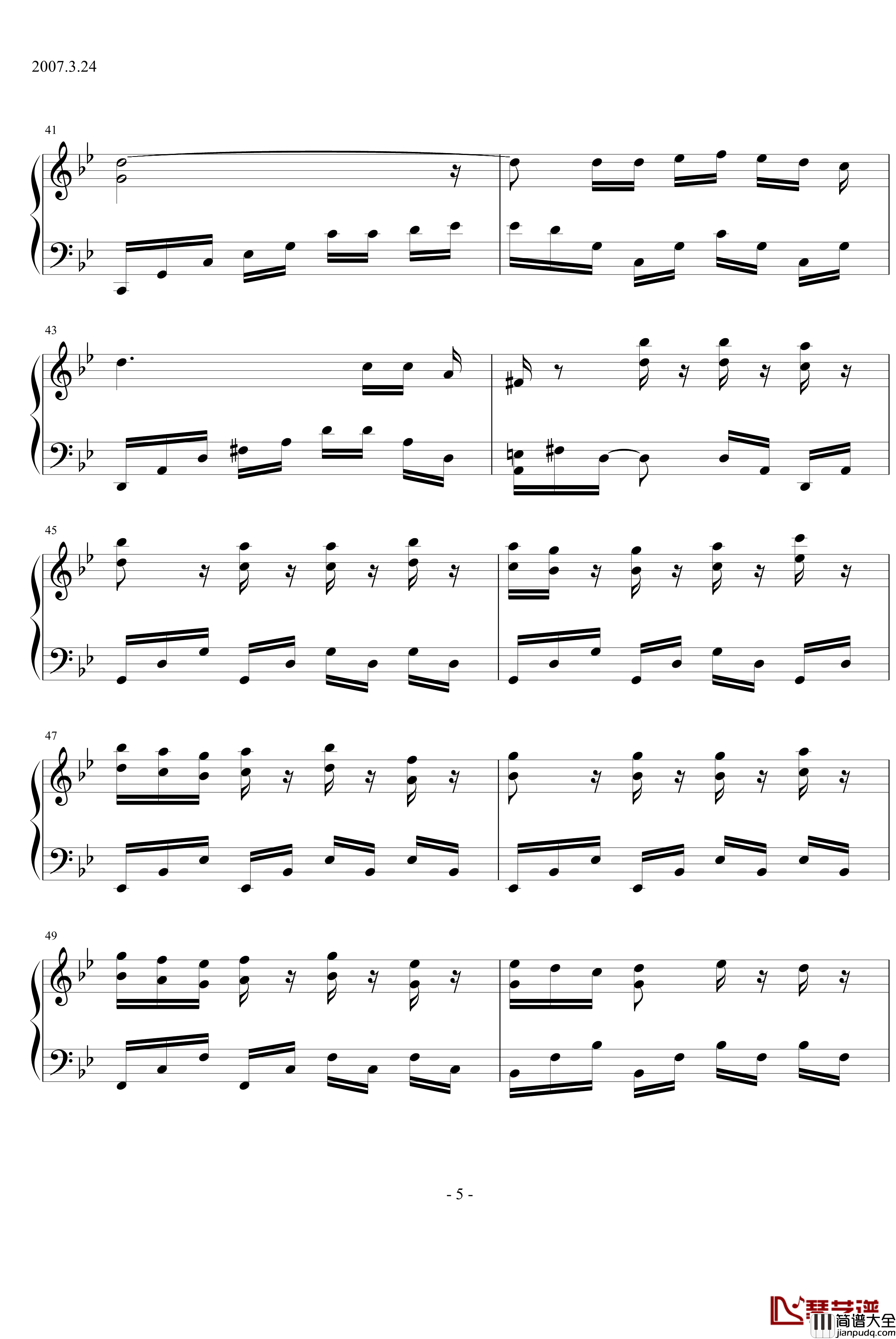 Marching_Season钢琴谱_雅尼