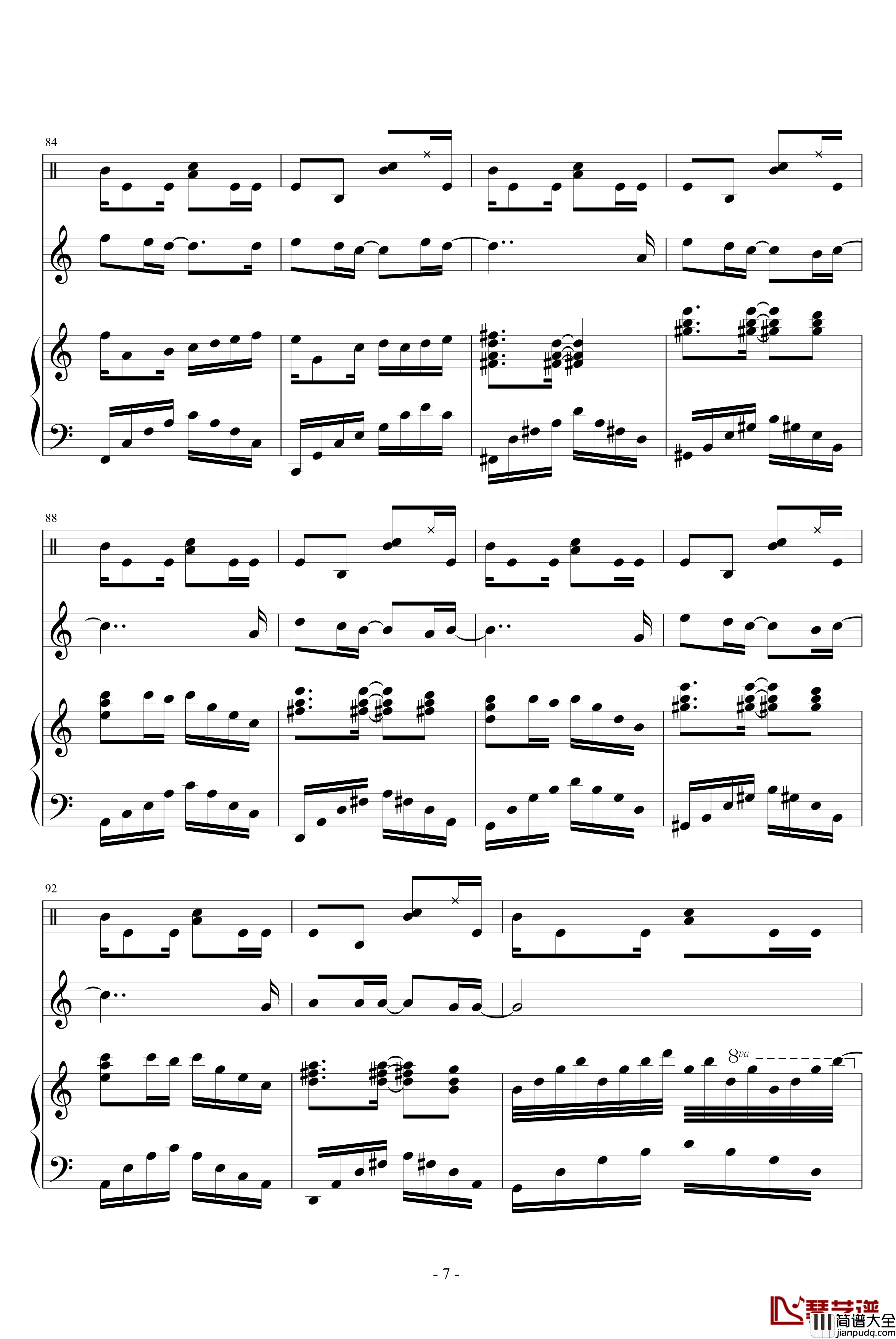 my_love钢琴谱_修改版_westlife_西城男孩