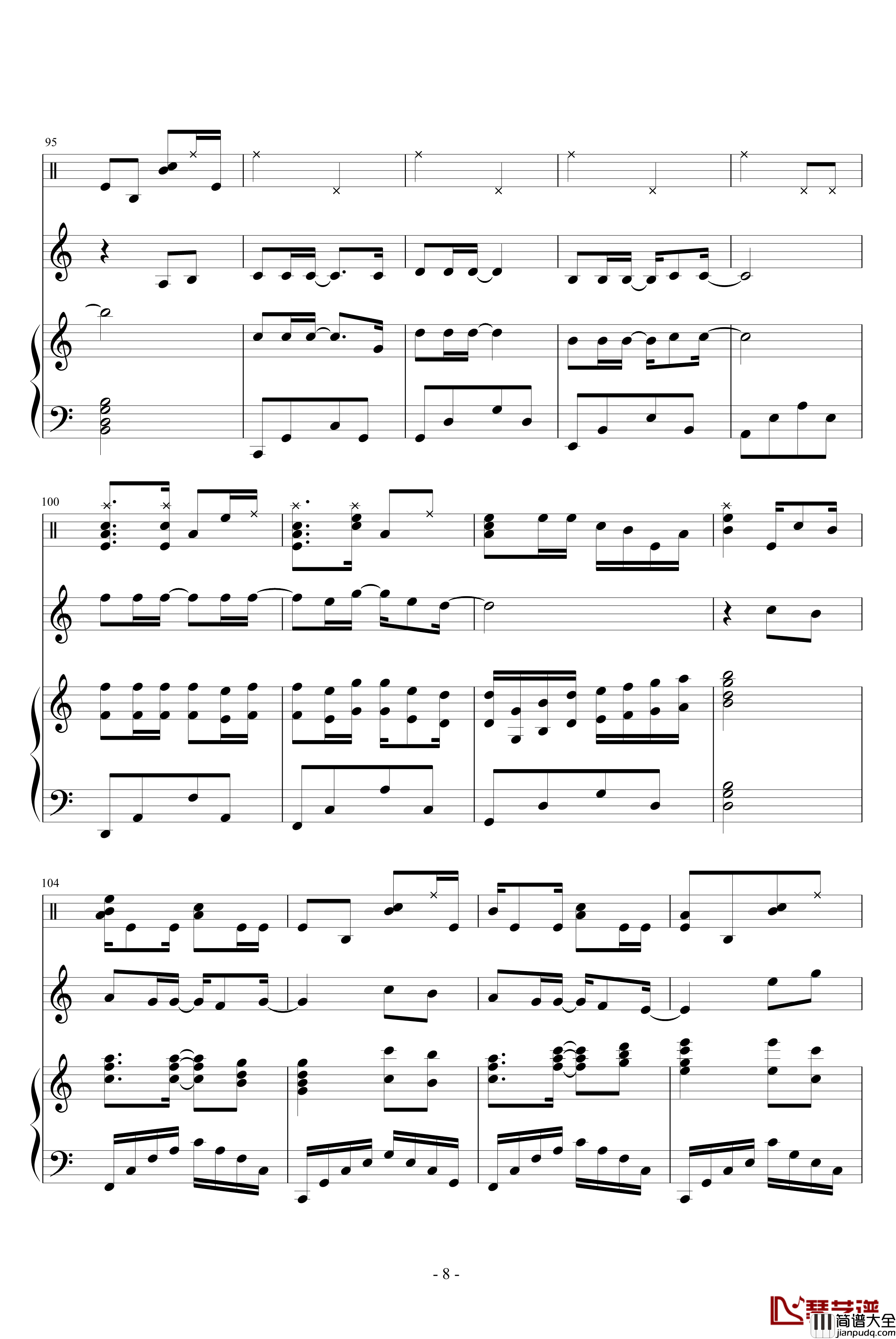 my_love钢琴谱_修改版_westlife_西城男孩