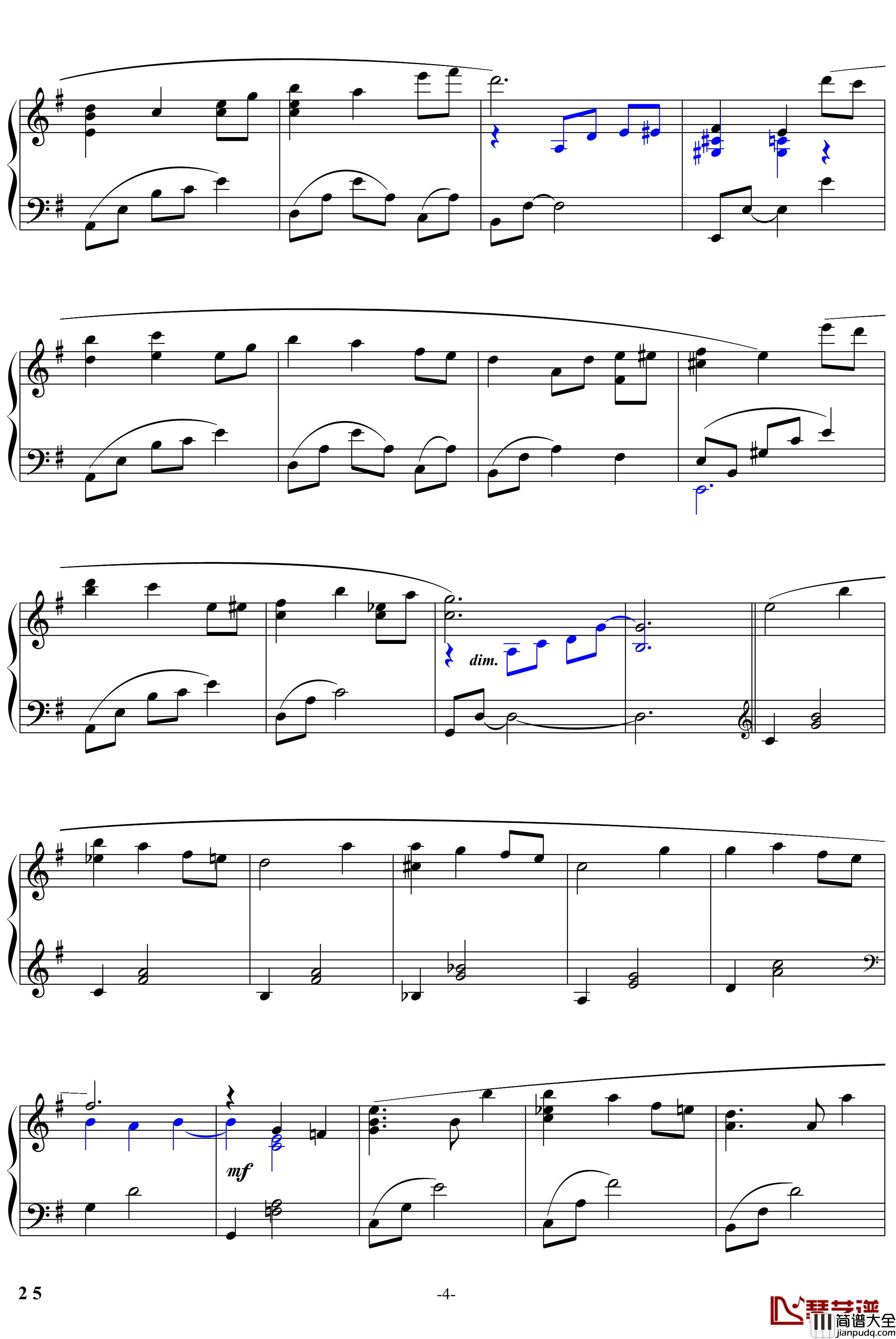 Chaconne钢琴谱_夏康舞_Yiruma