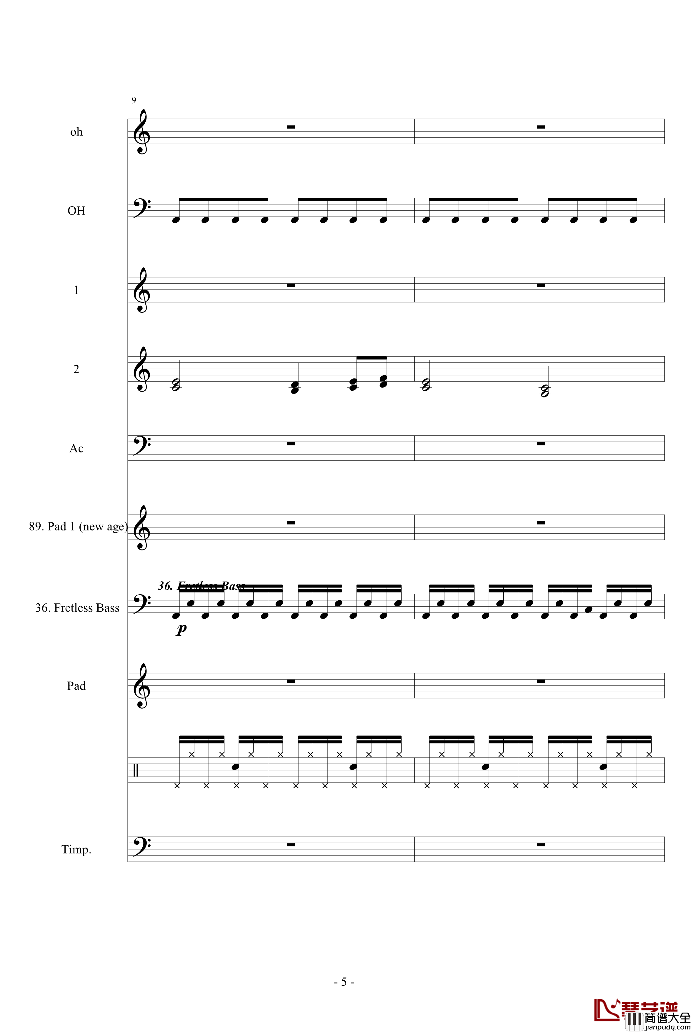 虚张声势钢琴谱_CirahNitex_钢琴叫兽