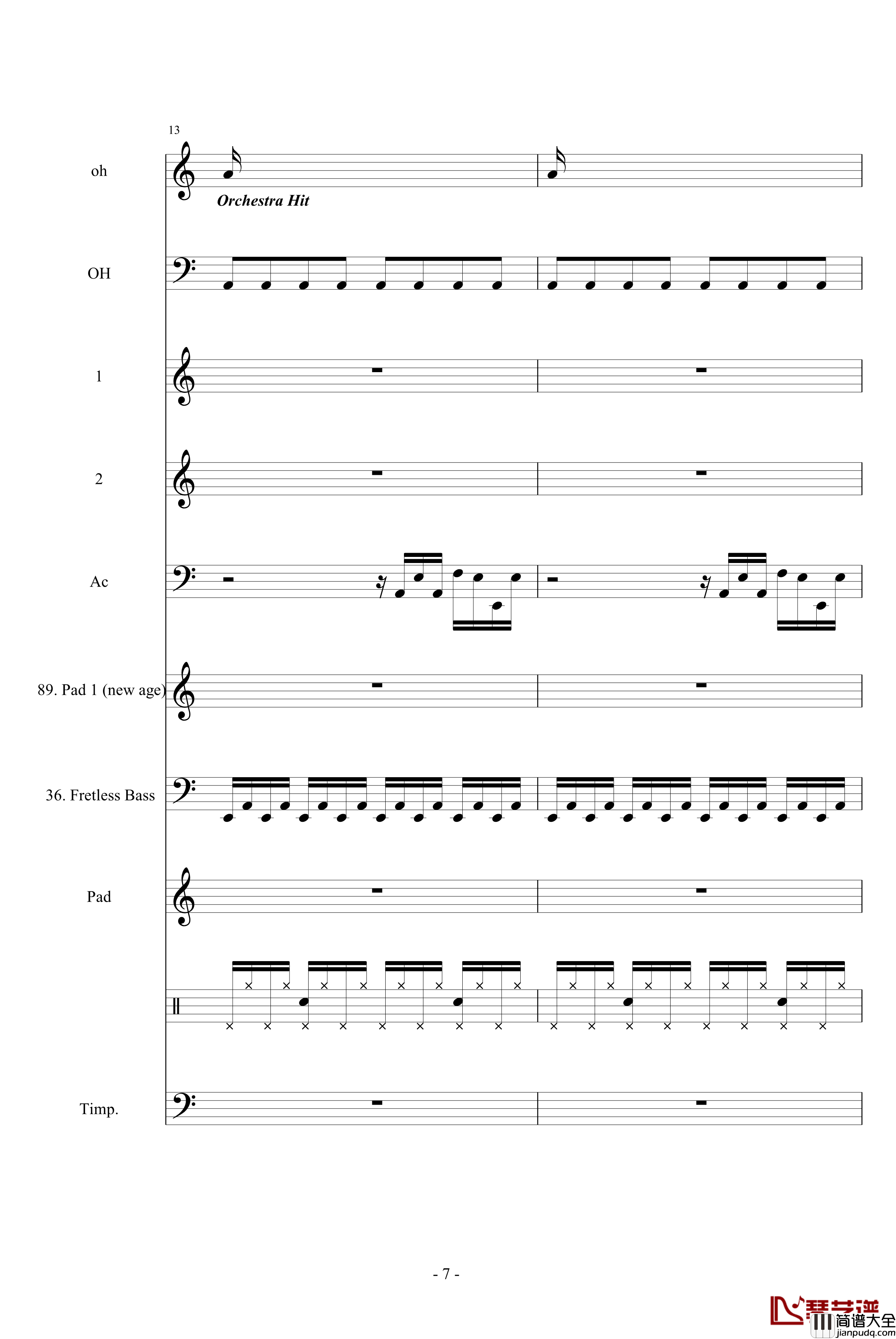 虚张声势钢琴谱_CirahNitex_钢琴叫兽