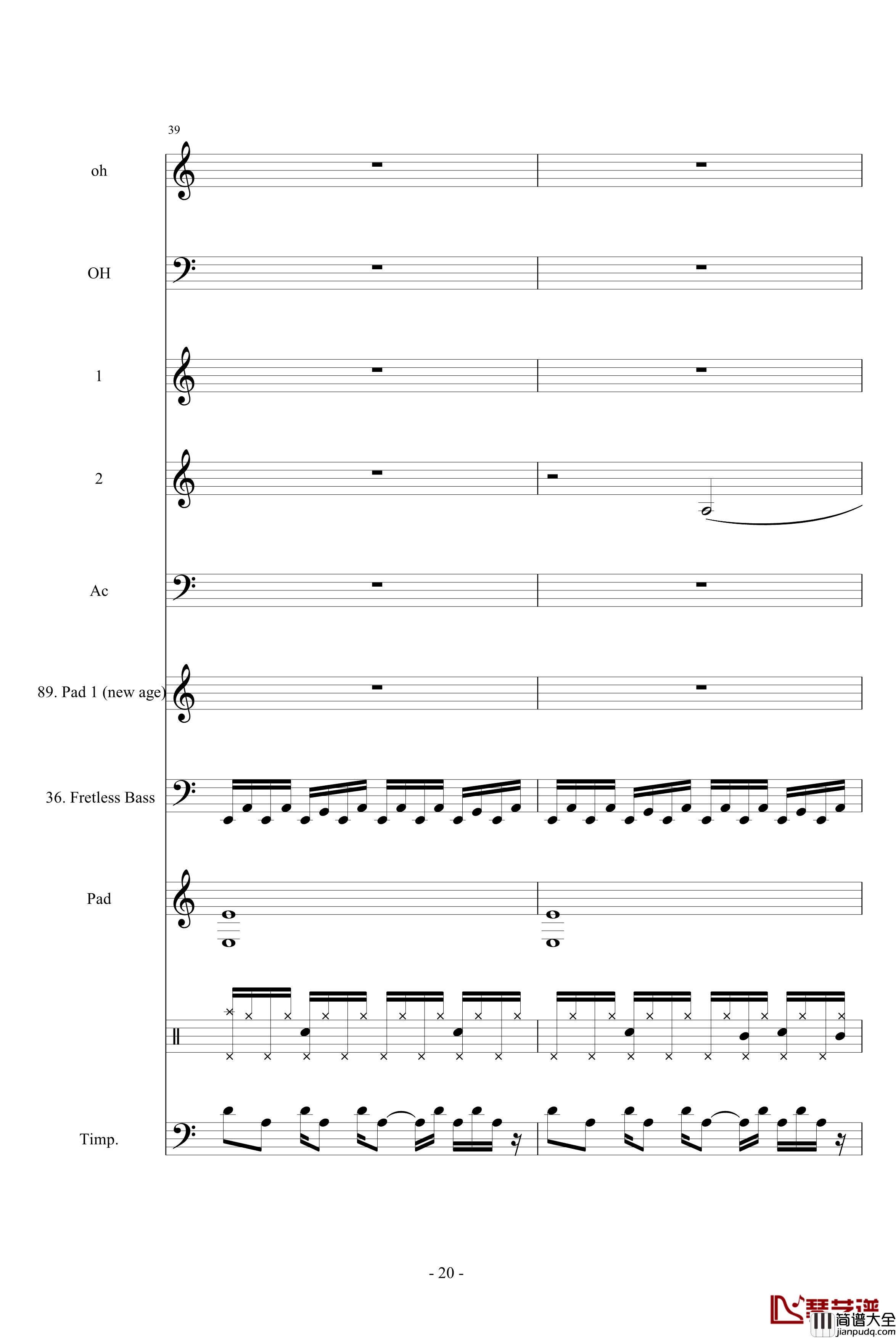 虚张声势钢琴谱_CirahNitex_钢琴叫兽