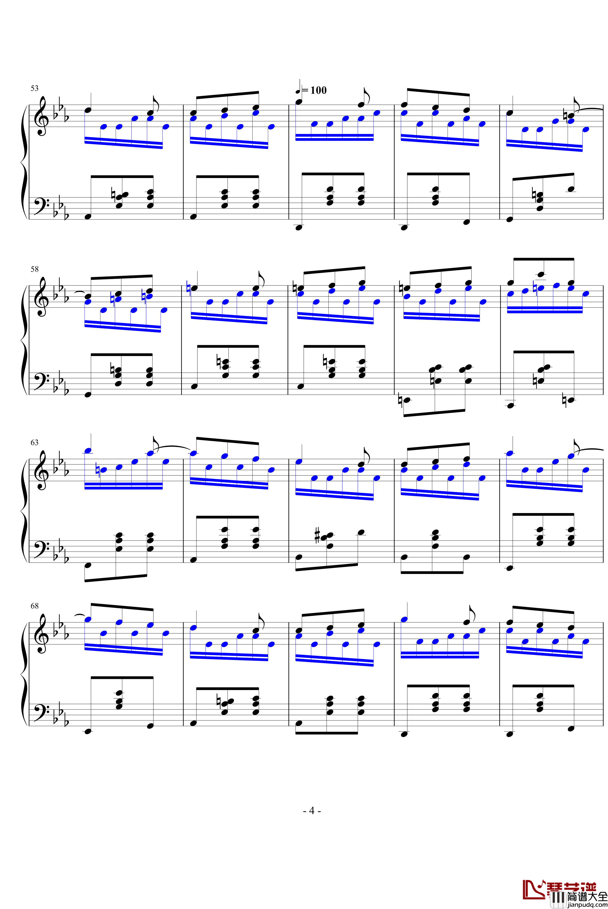 念钢琴谱_钢琴叫兽