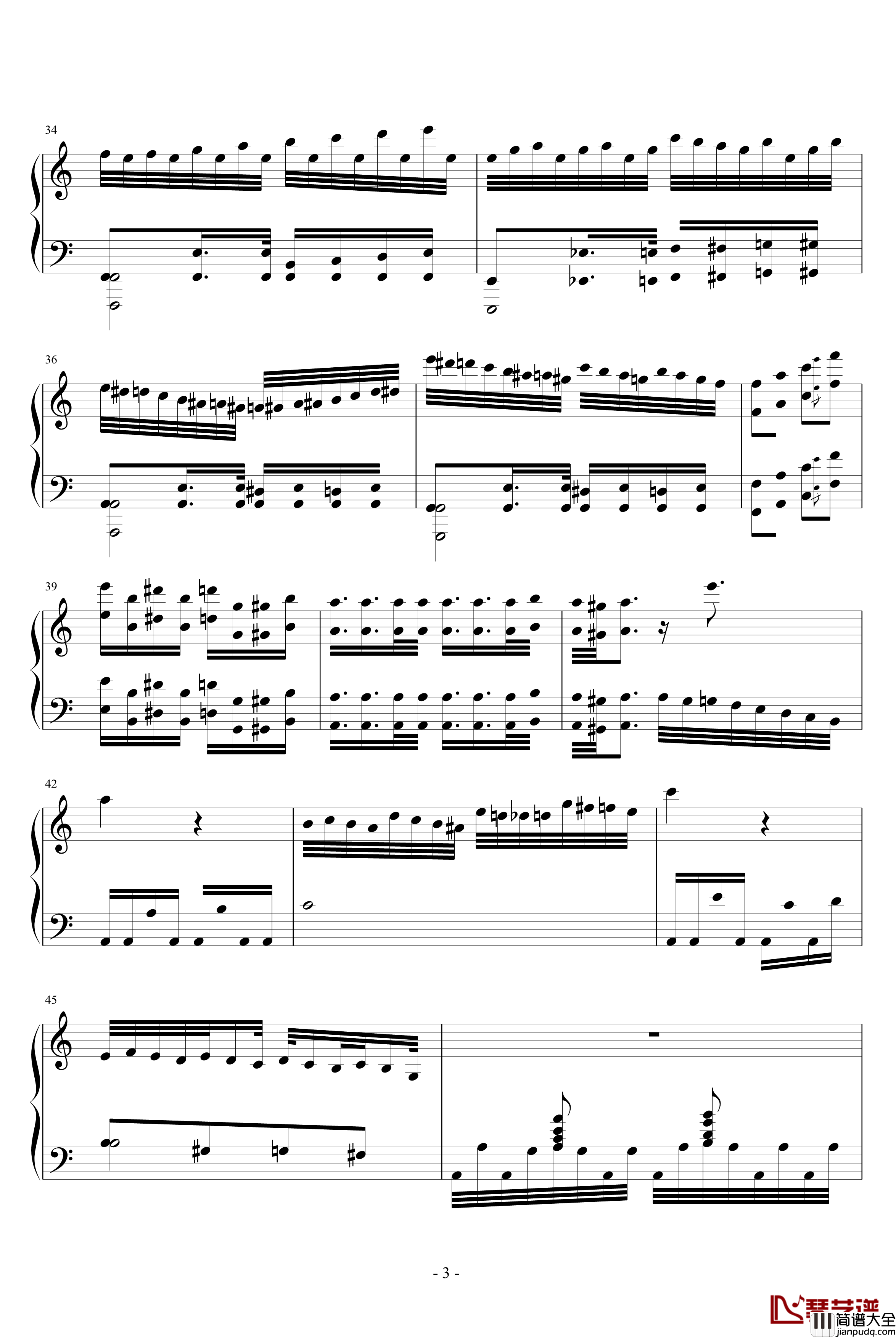 幽灵盛典2钢琴谱_动漫影视