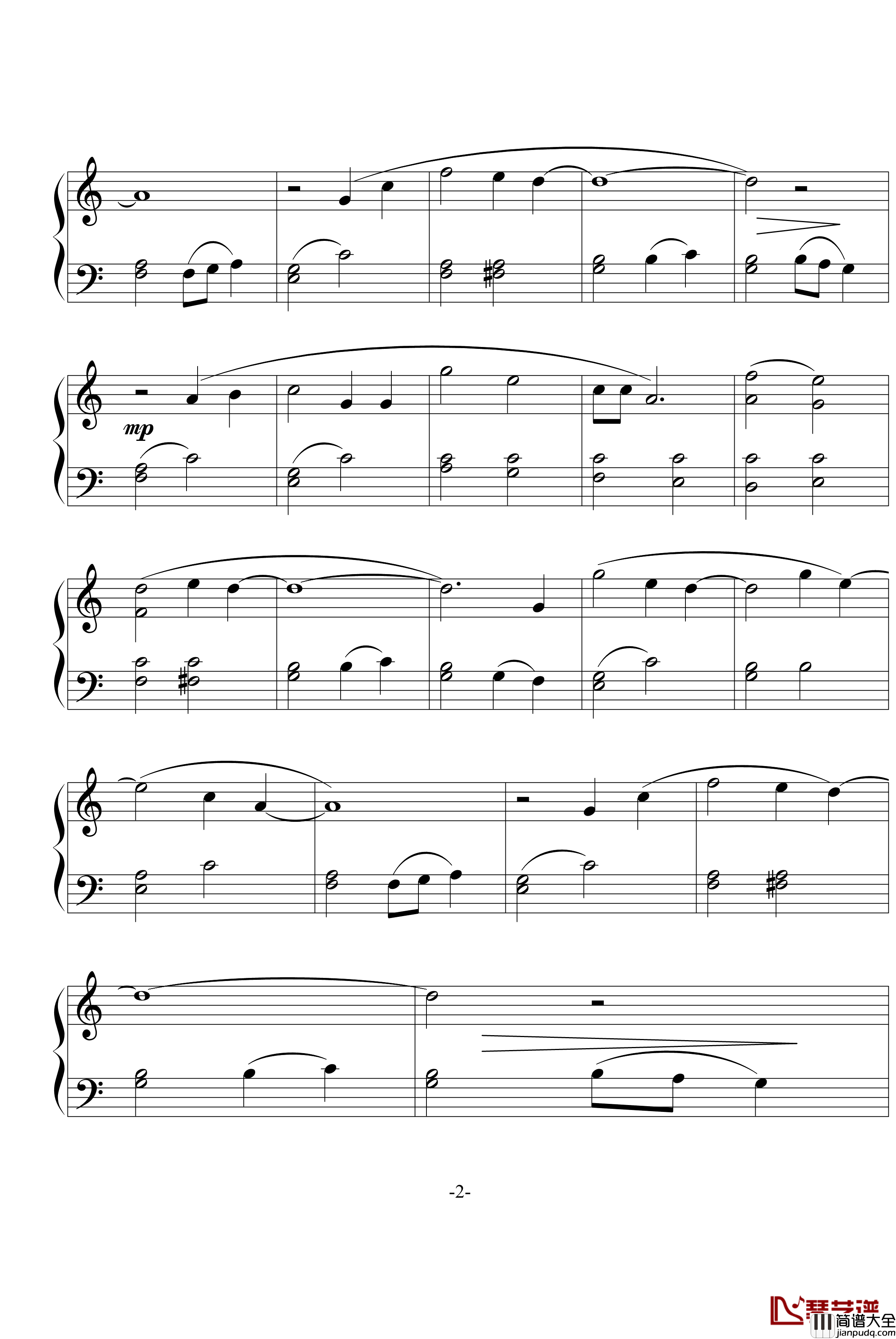 can_you_feel_the_love_tonight钢琴谱_动漫影视