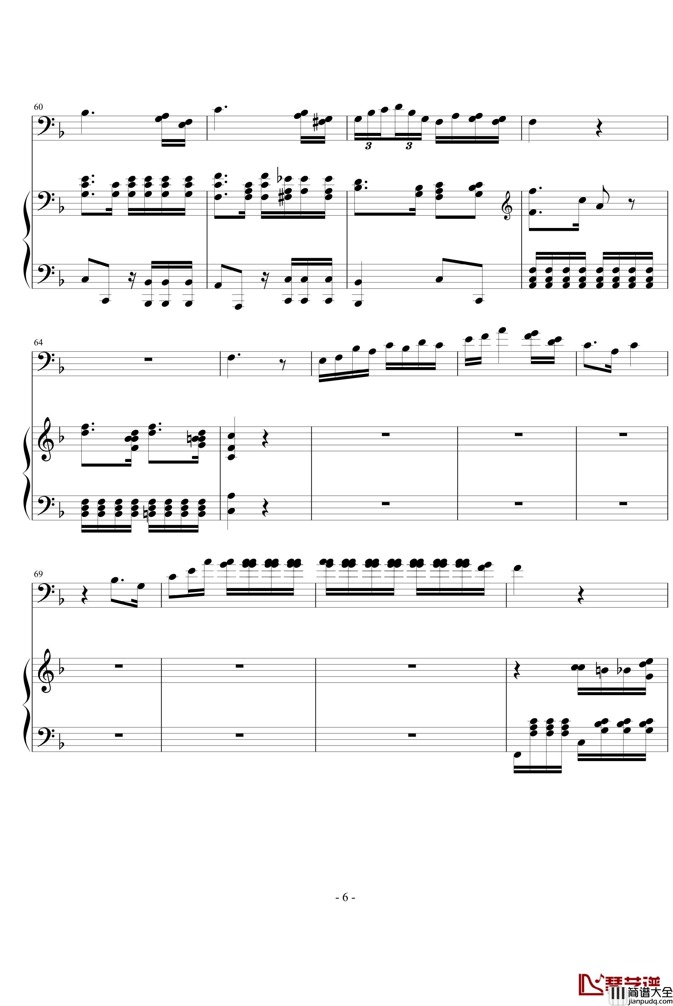 大提琴协奏曲钢琴谱_海顿