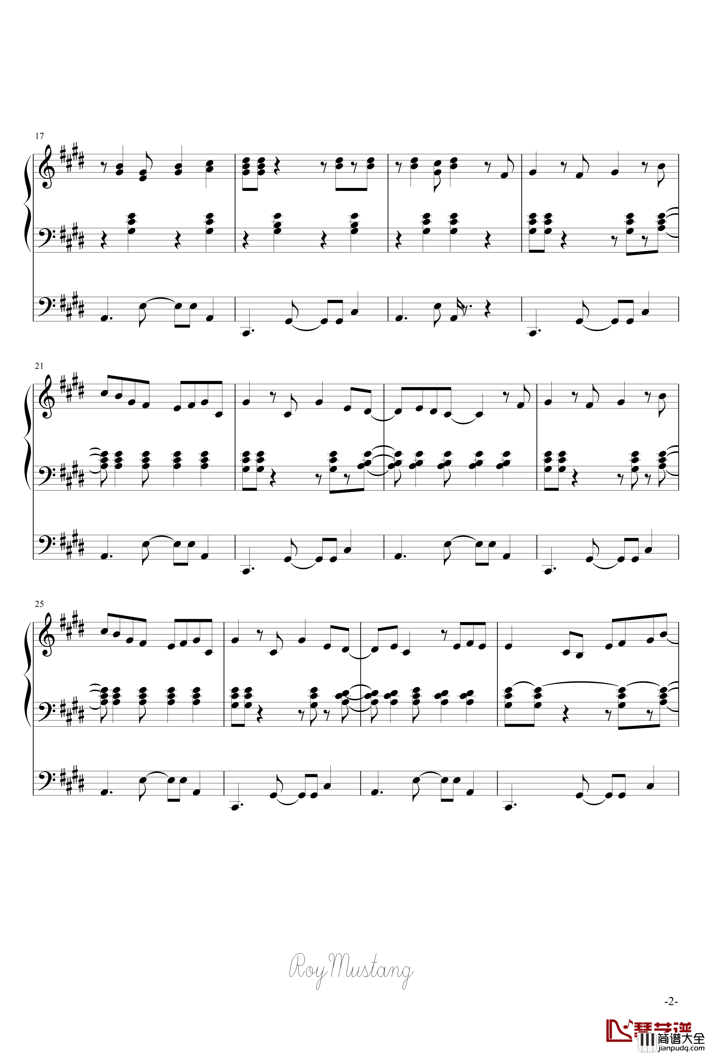 炉心融解钢琴谱_动漫影视_镜音リン