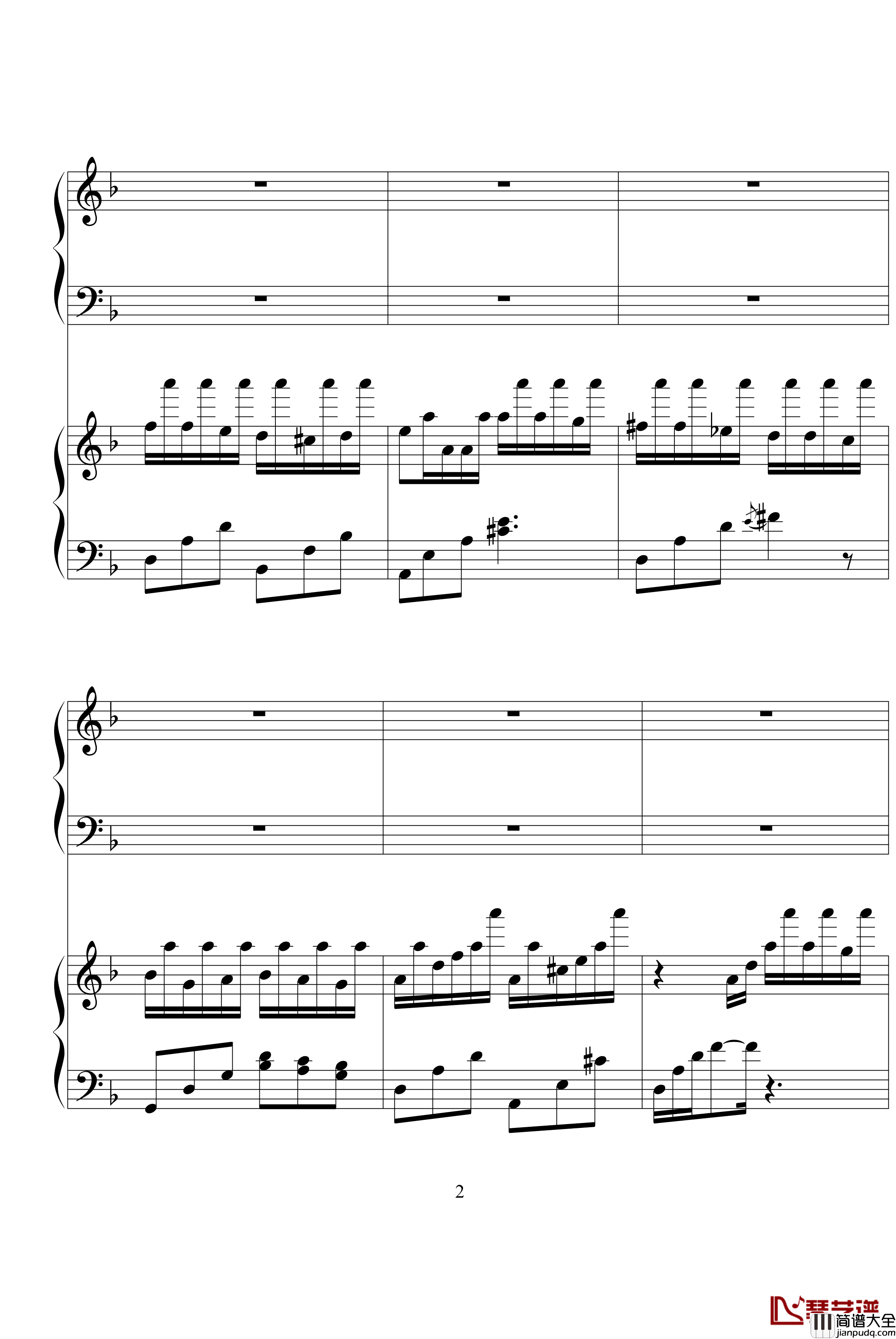 我不会唱歌钢琴谱_完整版_李克勤