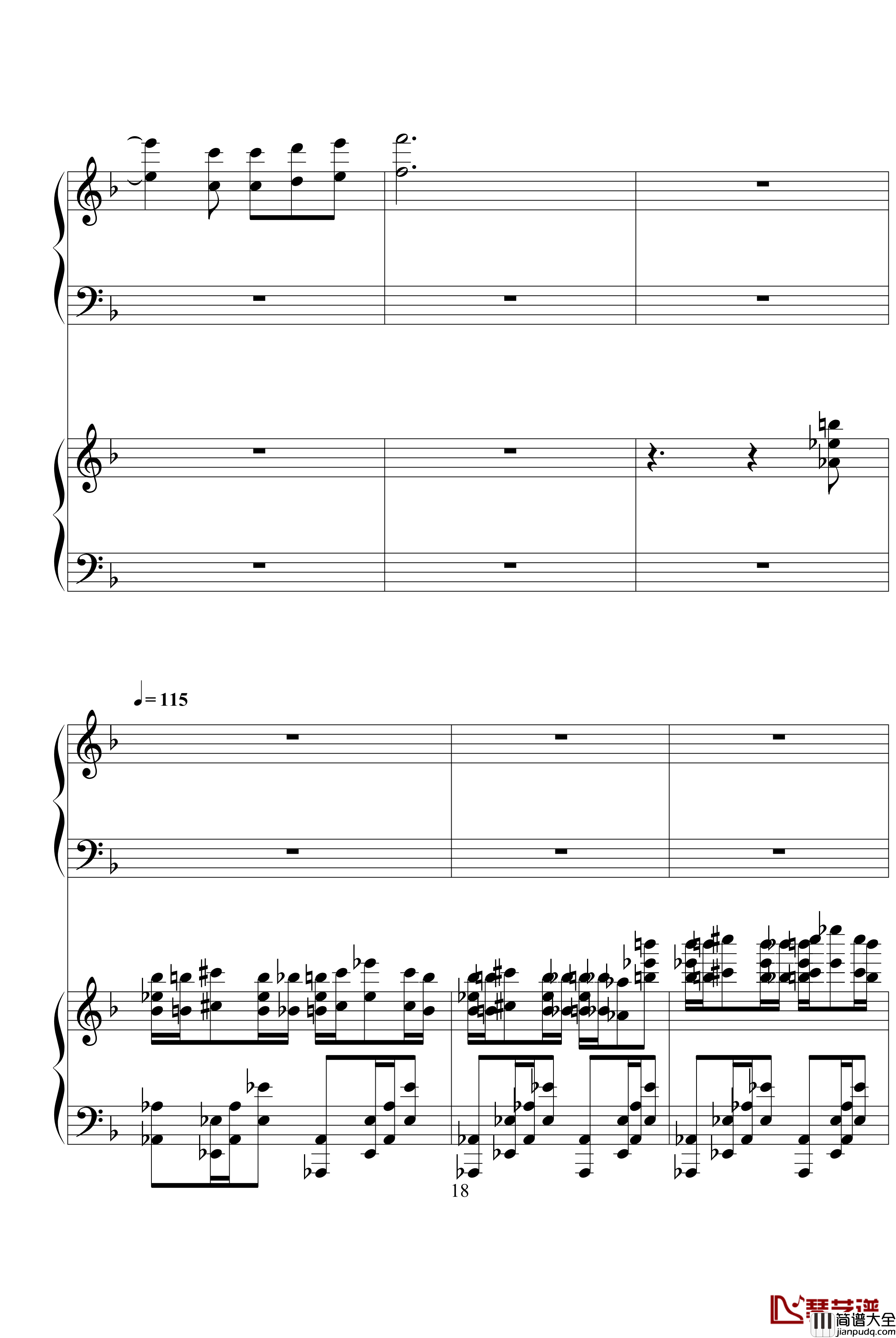 我不会唱歌钢琴谱_完整版_李克勤