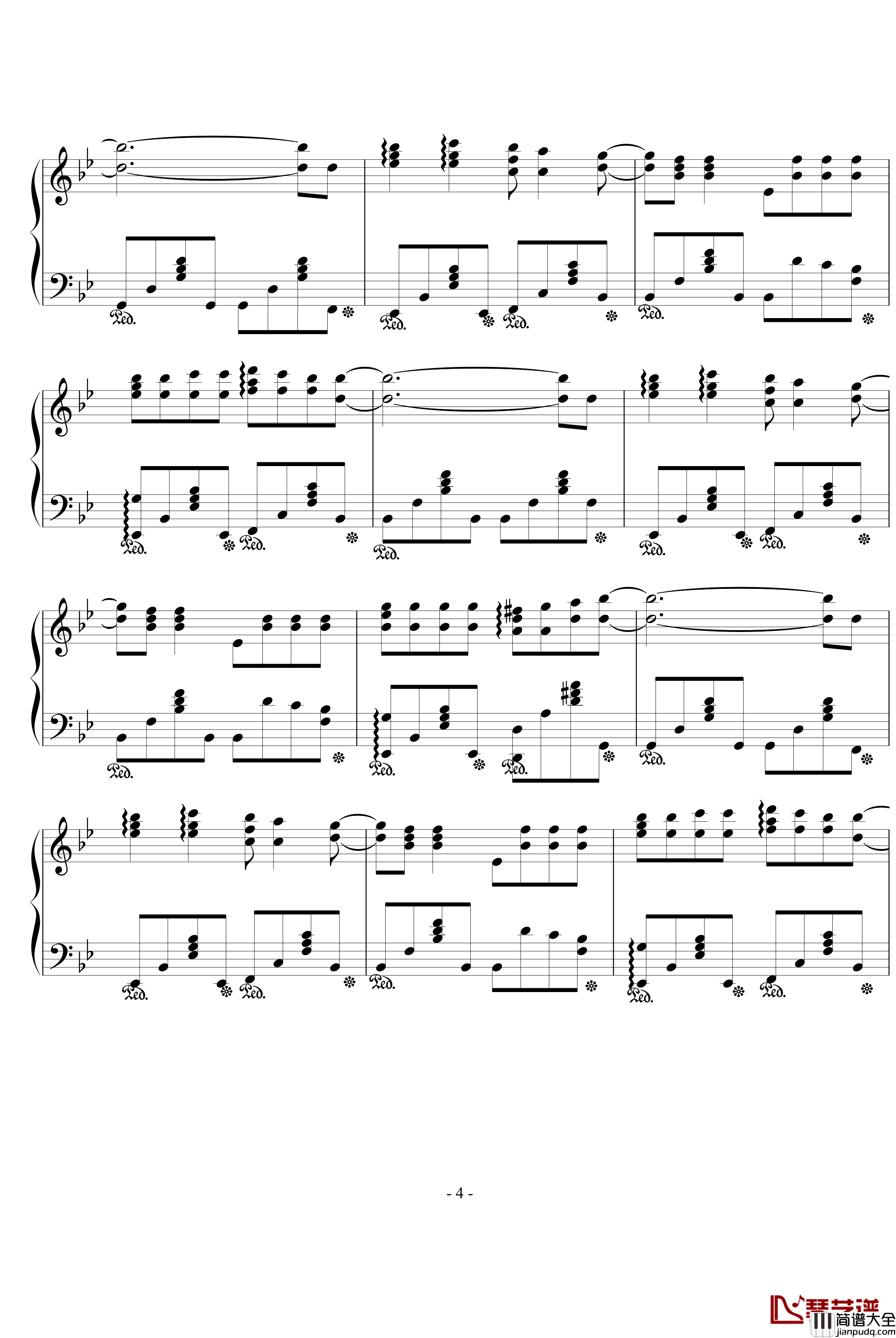 thank_you_for_every_thing钢琴谱_名侦探柯南