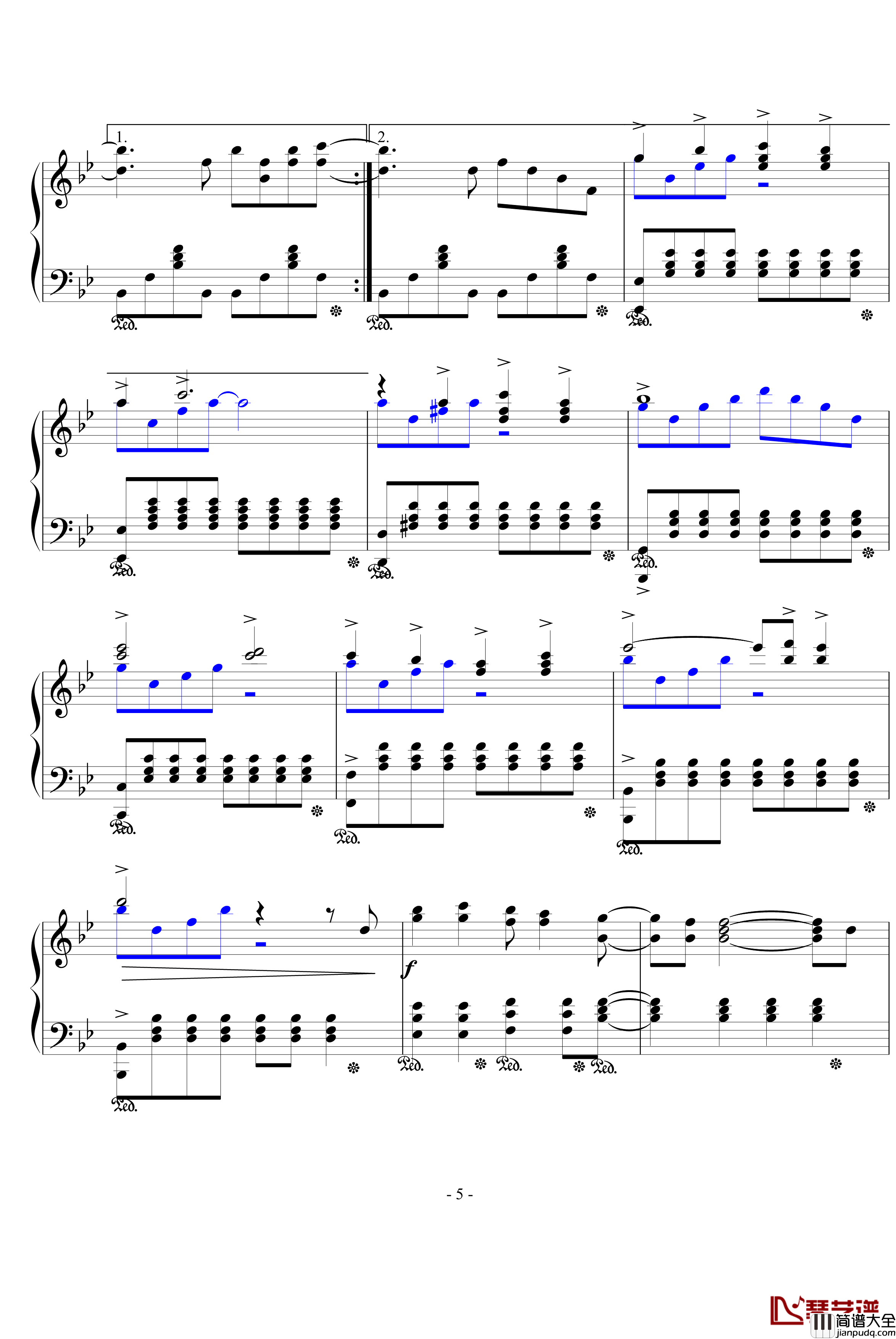 thank_you_for_every_thing钢琴谱_名侦探柯南