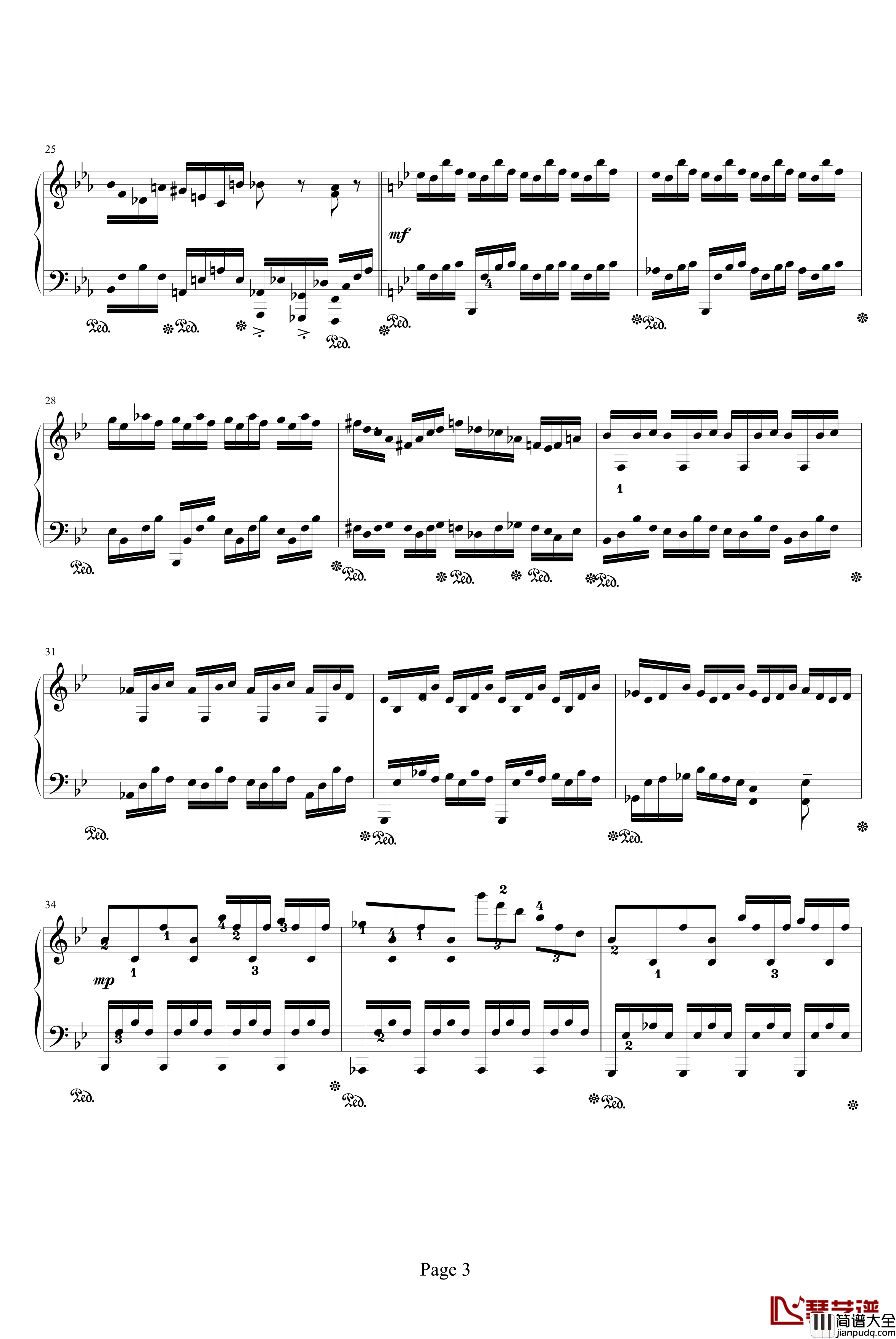 时空幻想曲钢琴谱_tidytomb