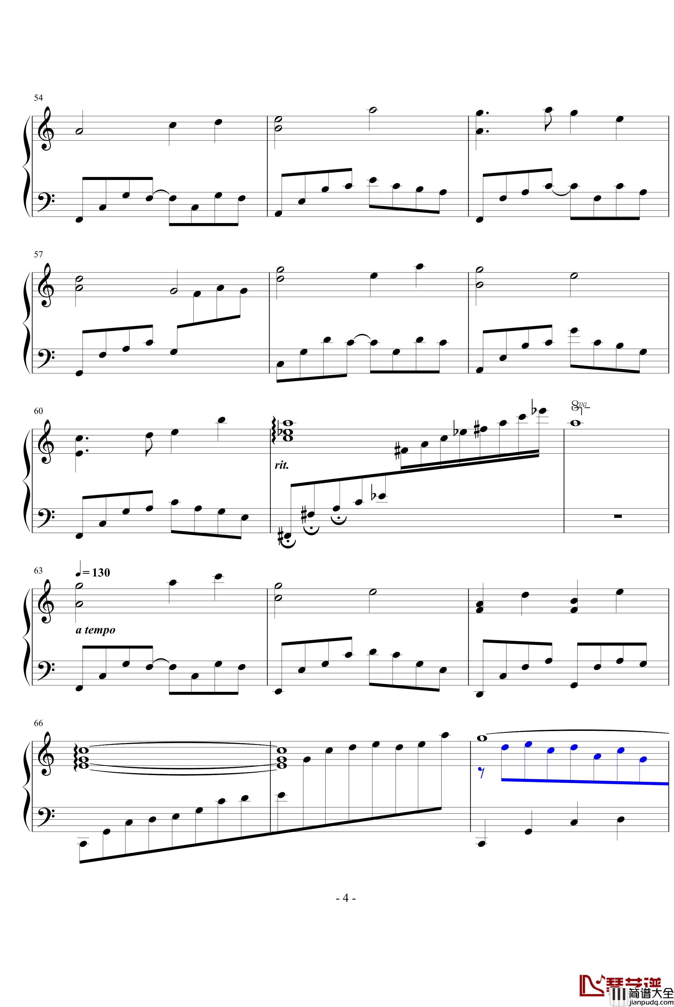 暮春之吟钢琴谱_钢琴叫兽