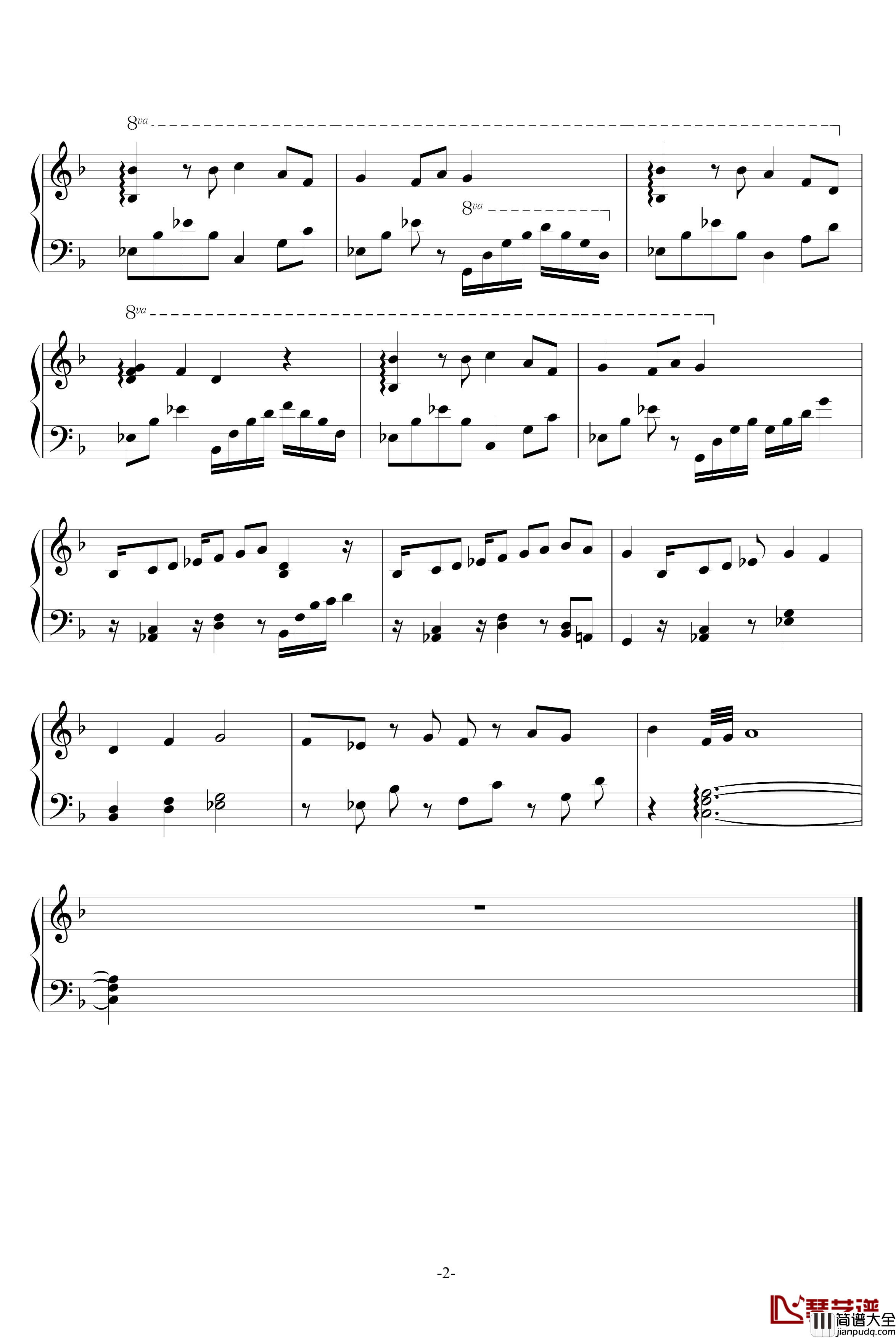 Anypartofdream钢琴谱_松隆子