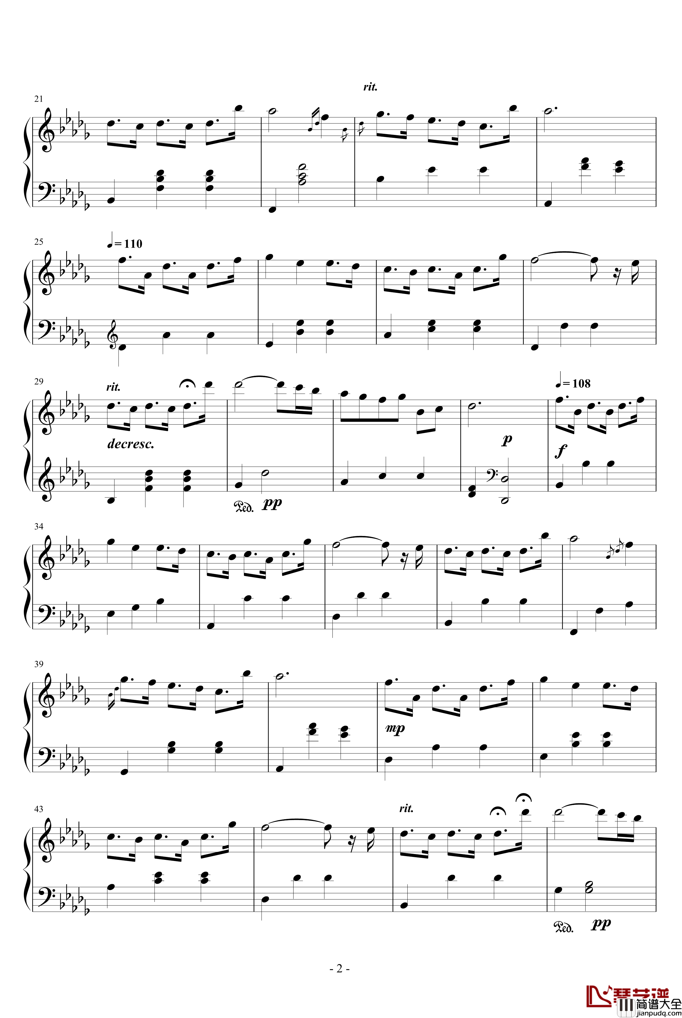 雨中漫步钢琴谱_Ku.Klux.Klan制作_未知分类