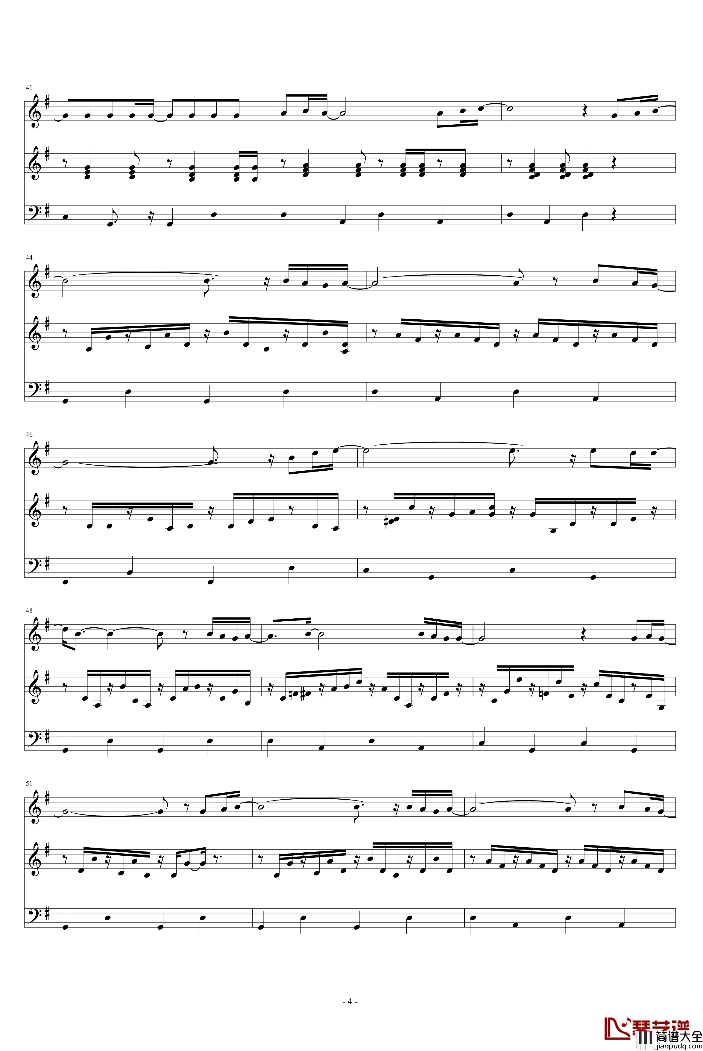 乡村路伴我归钢琴谱_欧美经典