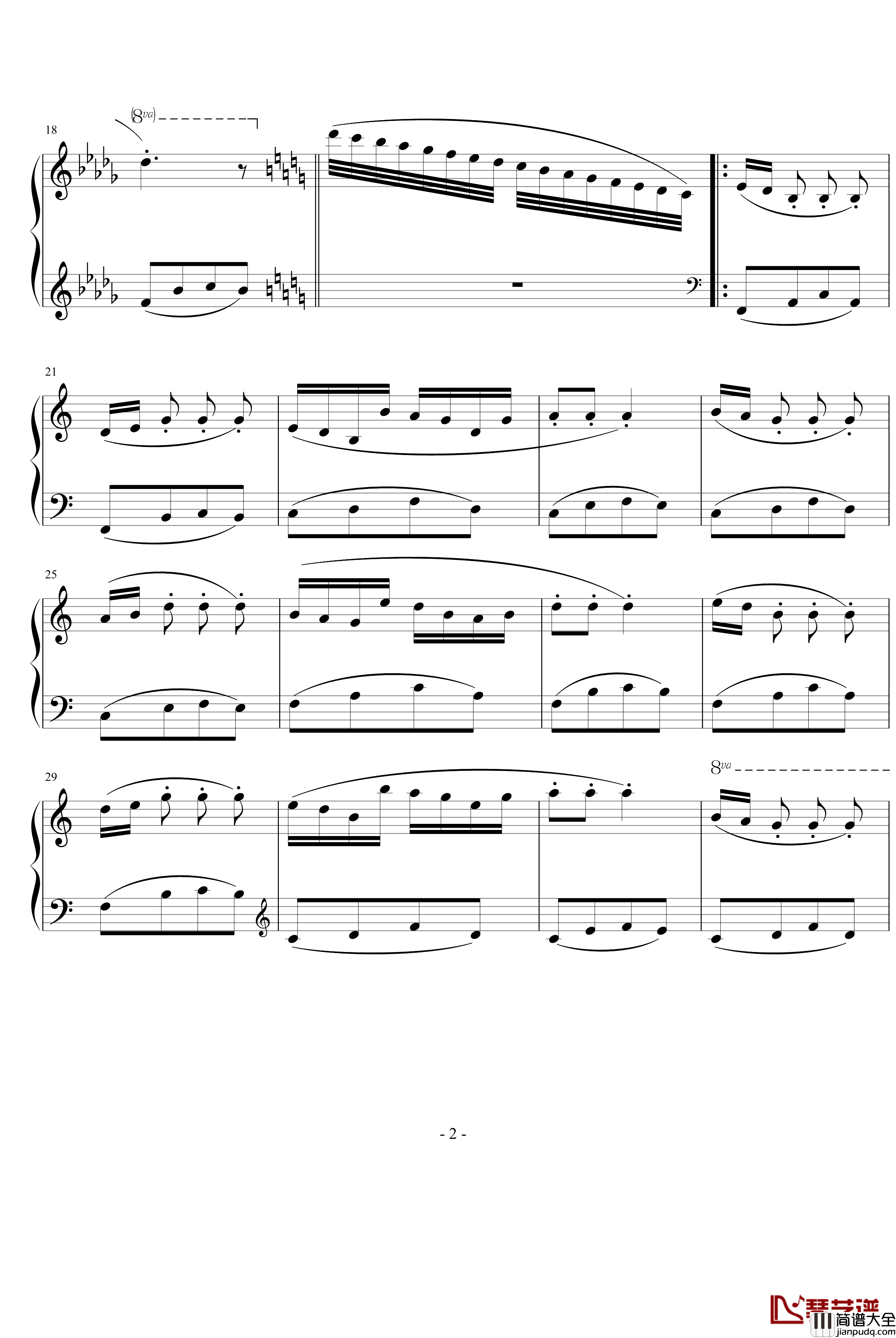 Capriccio钢琴谱_米俊乐