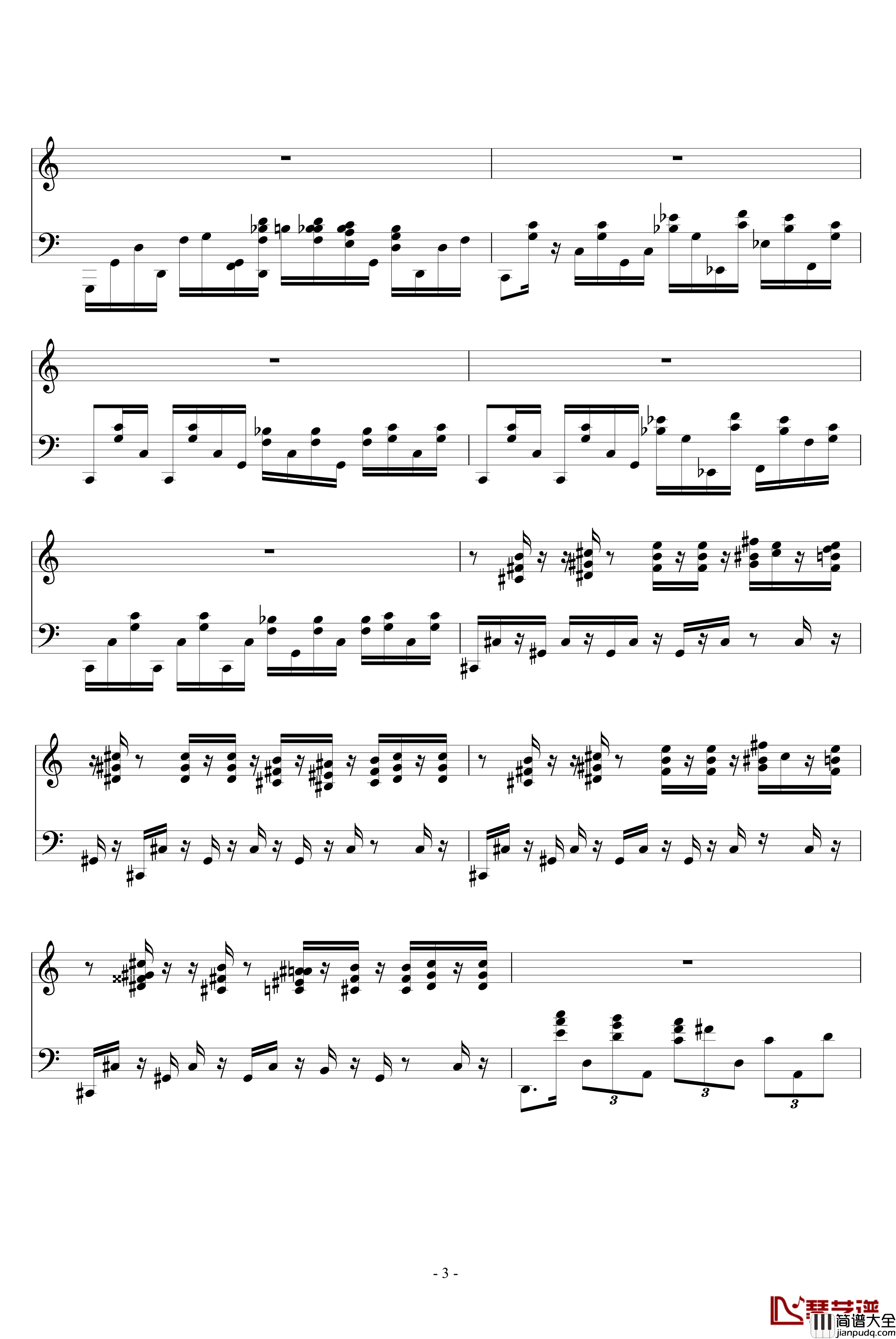 芬克钢琴钢琴谱_未知分类