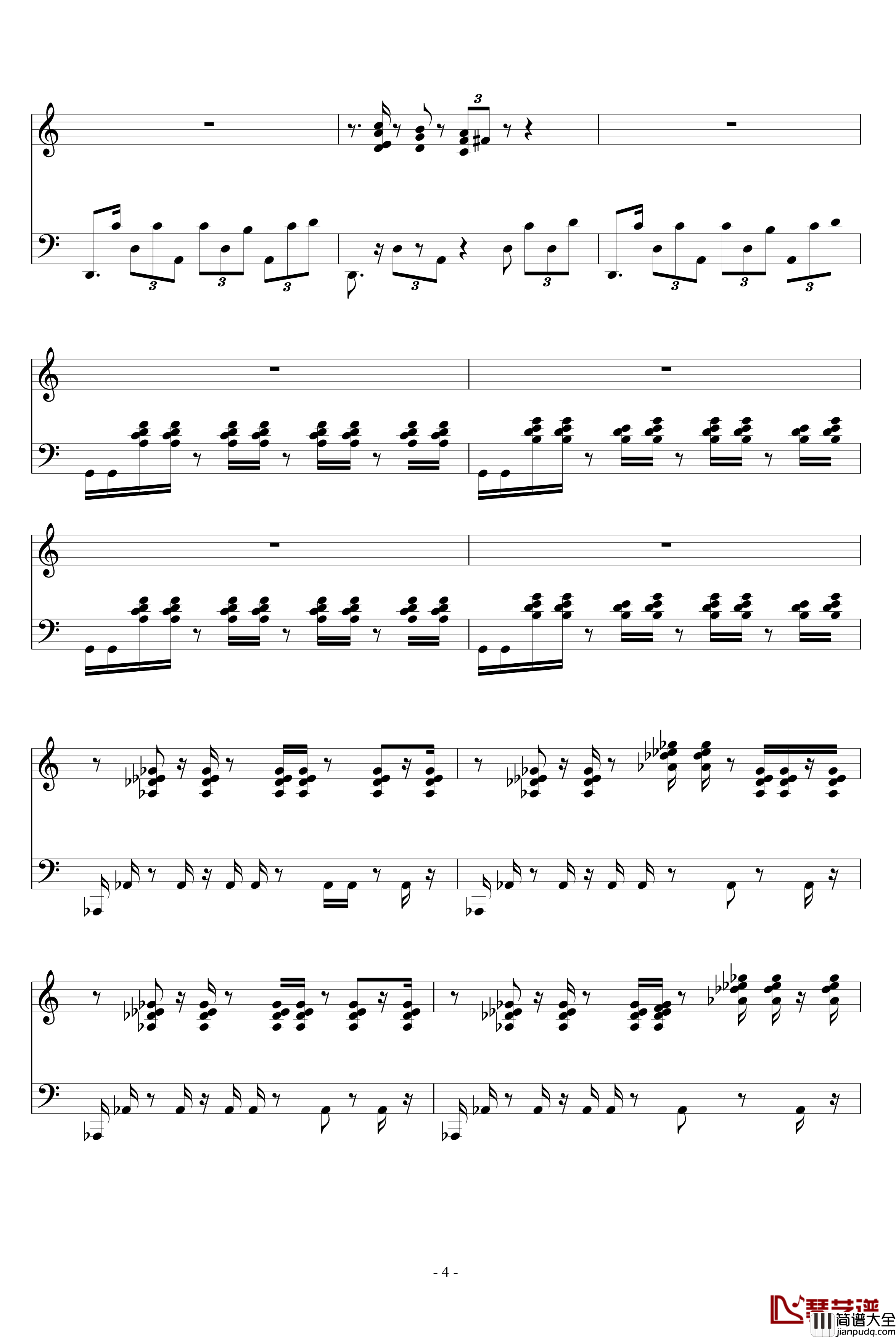 芬克钢琴钢琴谱_未知分类