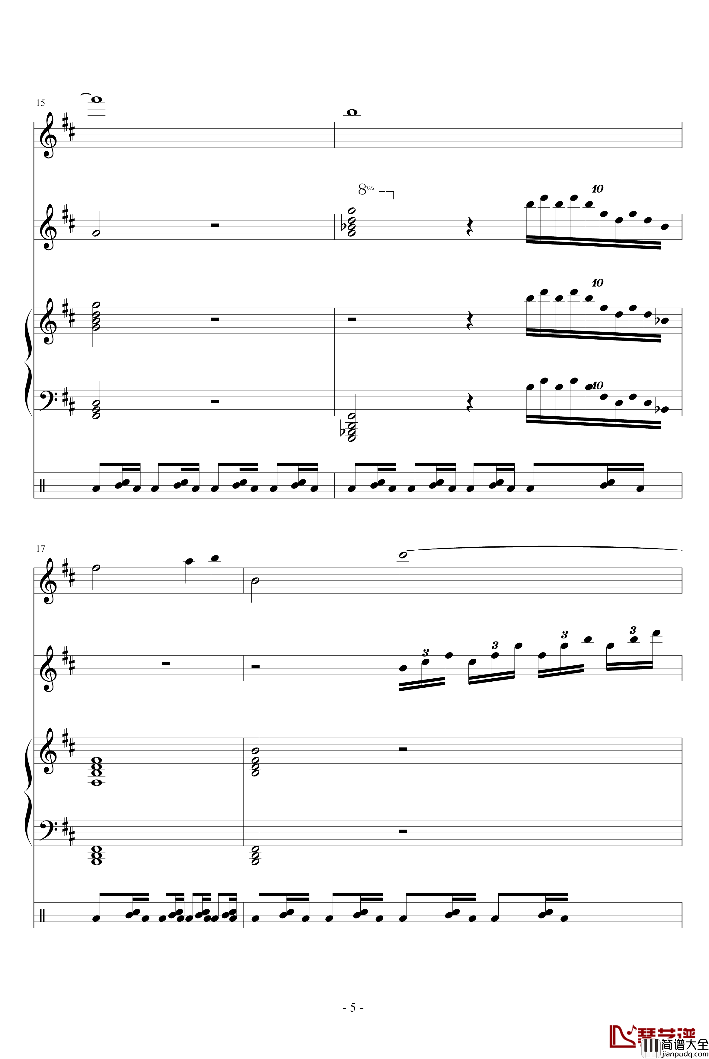 暗夜杀机钢琴谱_升c小调