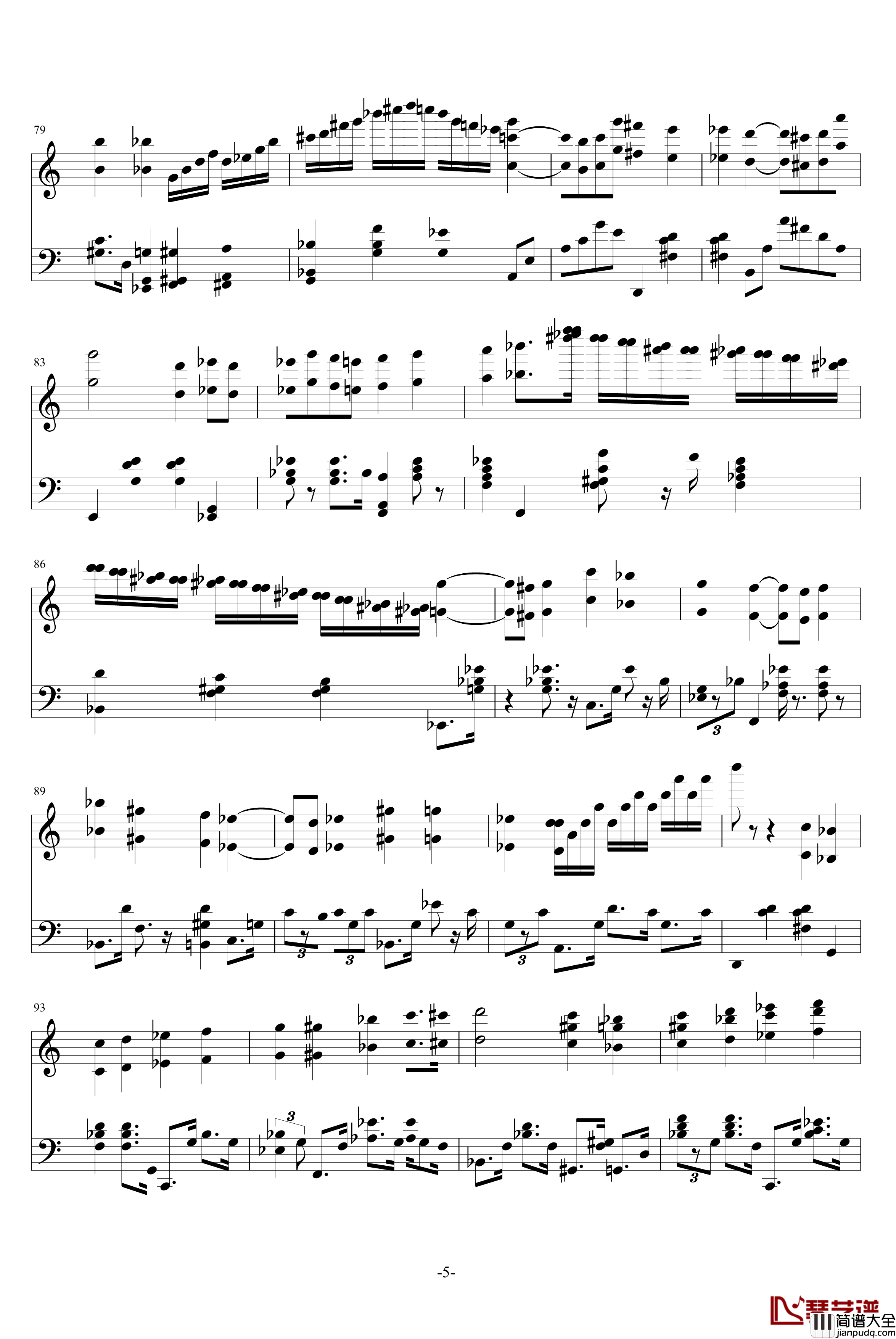 Magic_Waltz钢琴谱_基本接近原版_海上钢琴师