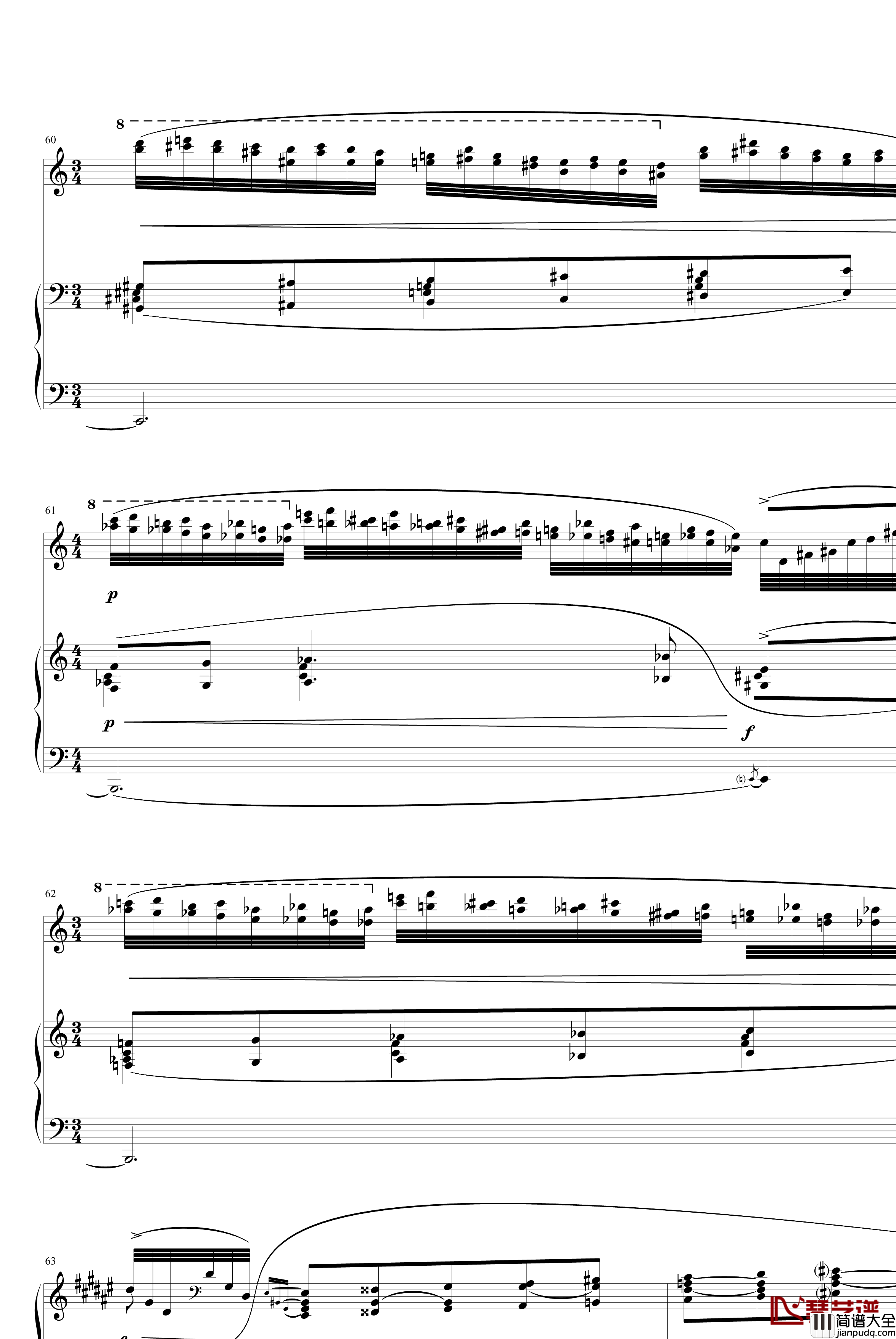 夜之幽灵组曲之水妖钢琴谱_拉威尔_Ravel