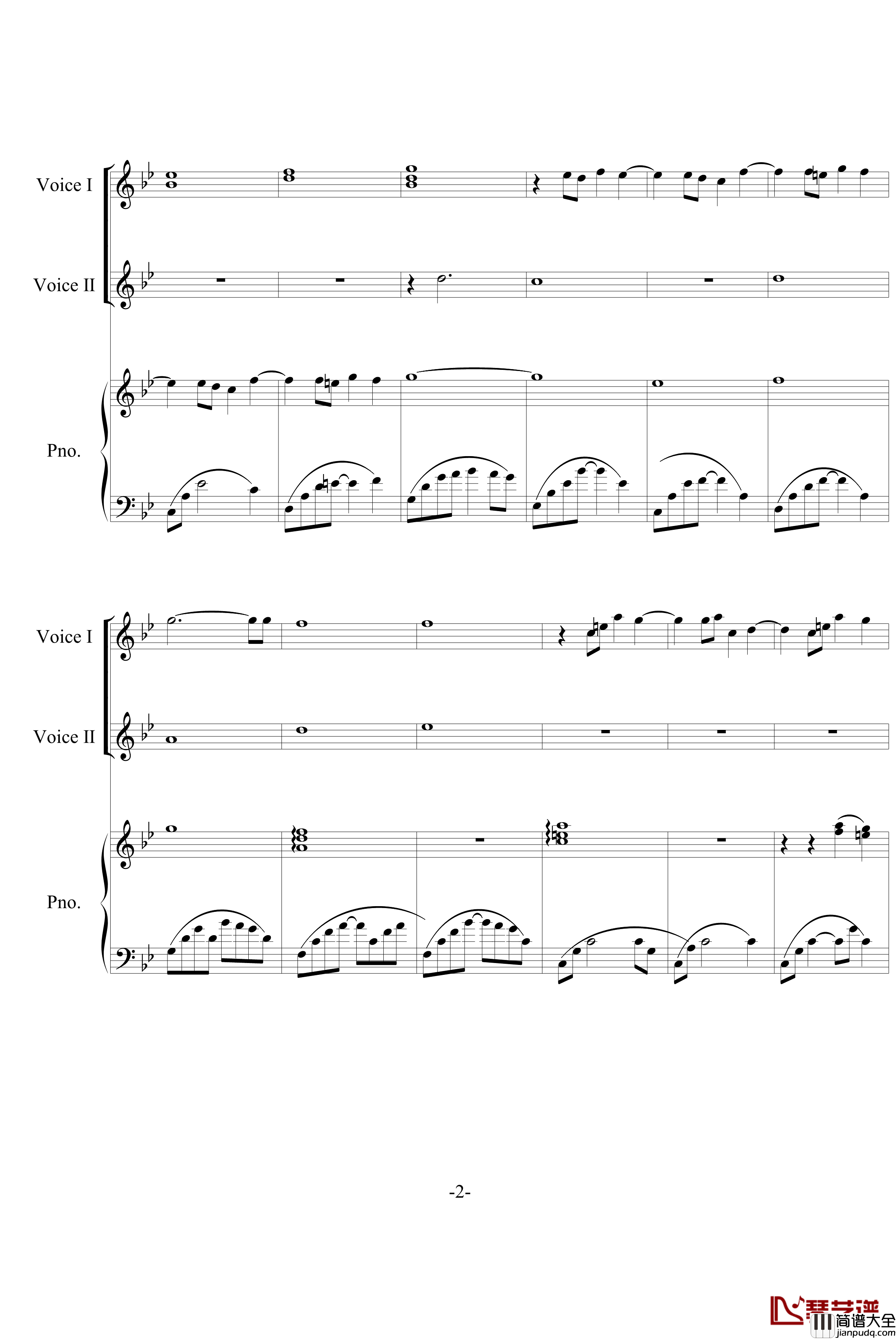 巨蟹座钢琴谱_清新版_游戏